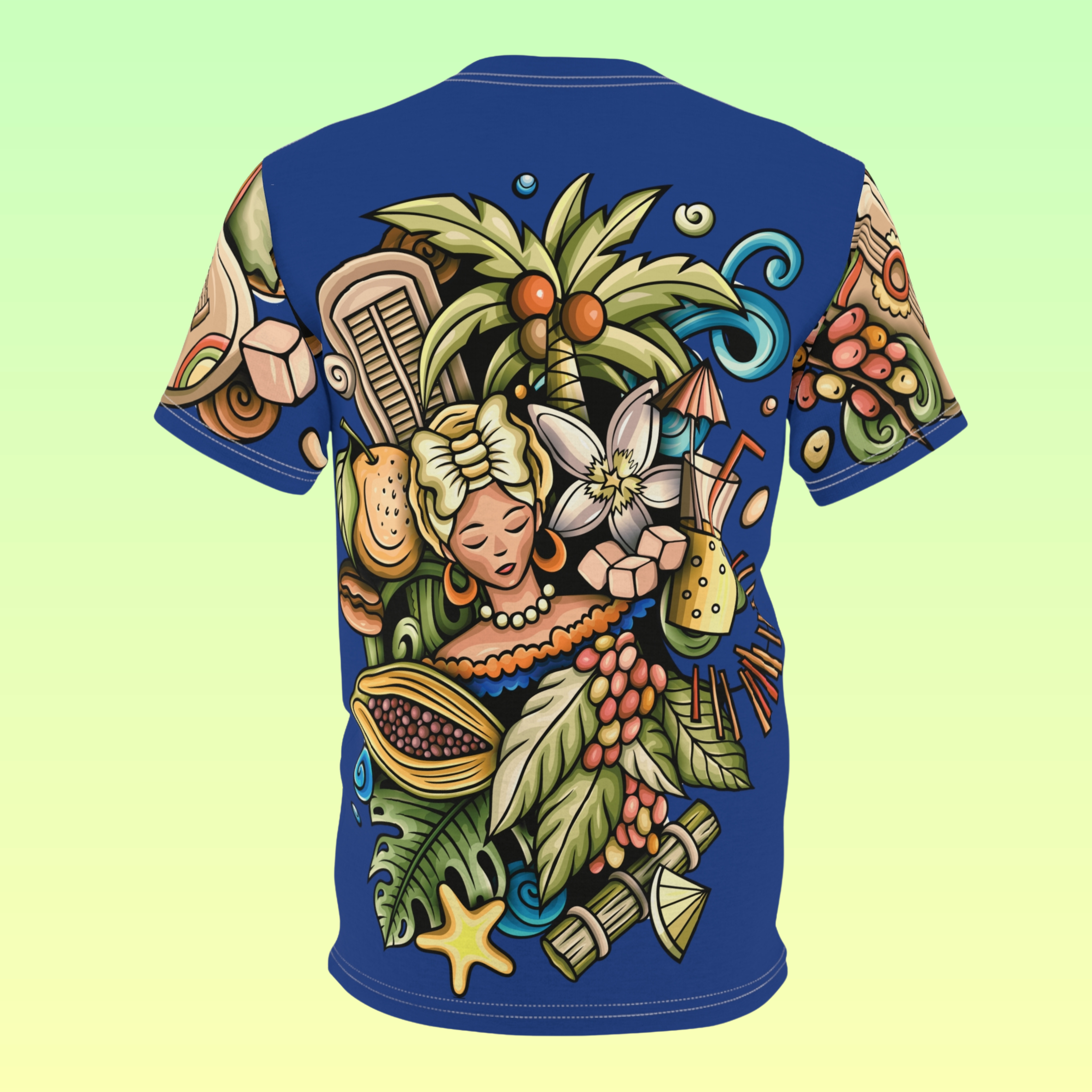 Unisex Tee Cuba Retro Cartoon Illustration Culture Design product thumbnail image