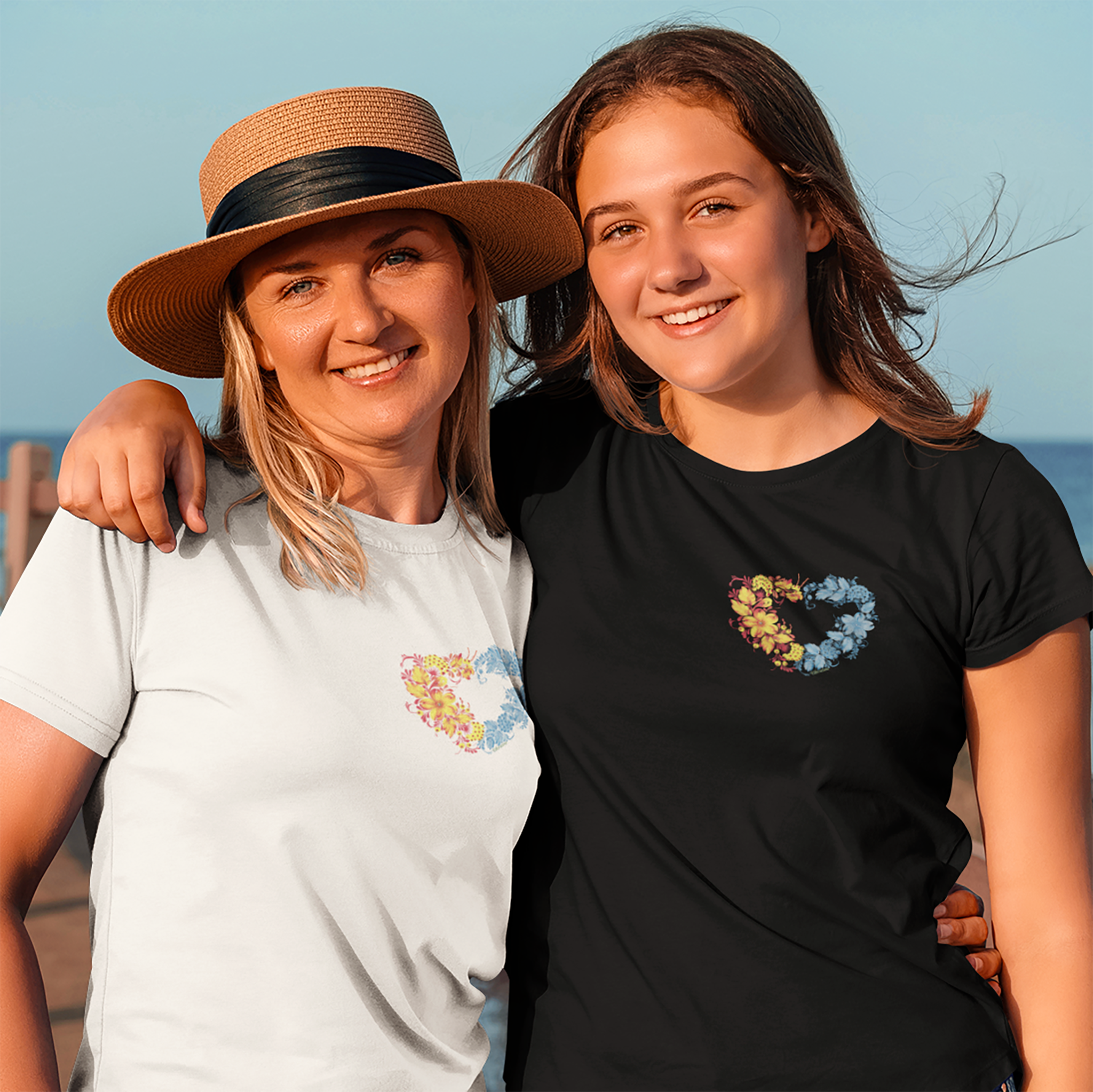 Heart of Ukraine Tee – Patriotic Petrykivka Art Unisex Cotton T-Shirt, Unisex Heavy Cotton Tee product thumbnail image Heart of Ukraine Tee – Patriotic Petrykivka Art Unisex Cotton T-Shirt, Unisex Heavy Cotton Tee product thumbnail image