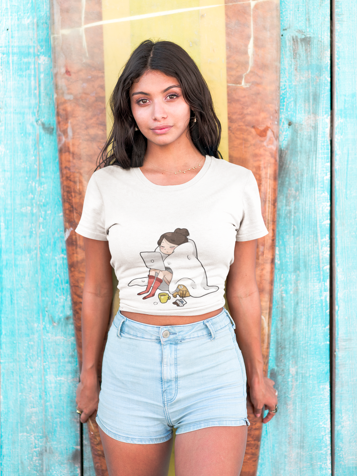 Cozy Friday Night Vibes T-Shirt product thumbnail image Cozy Friday Night Vibes T-Shirt product thumbnail image