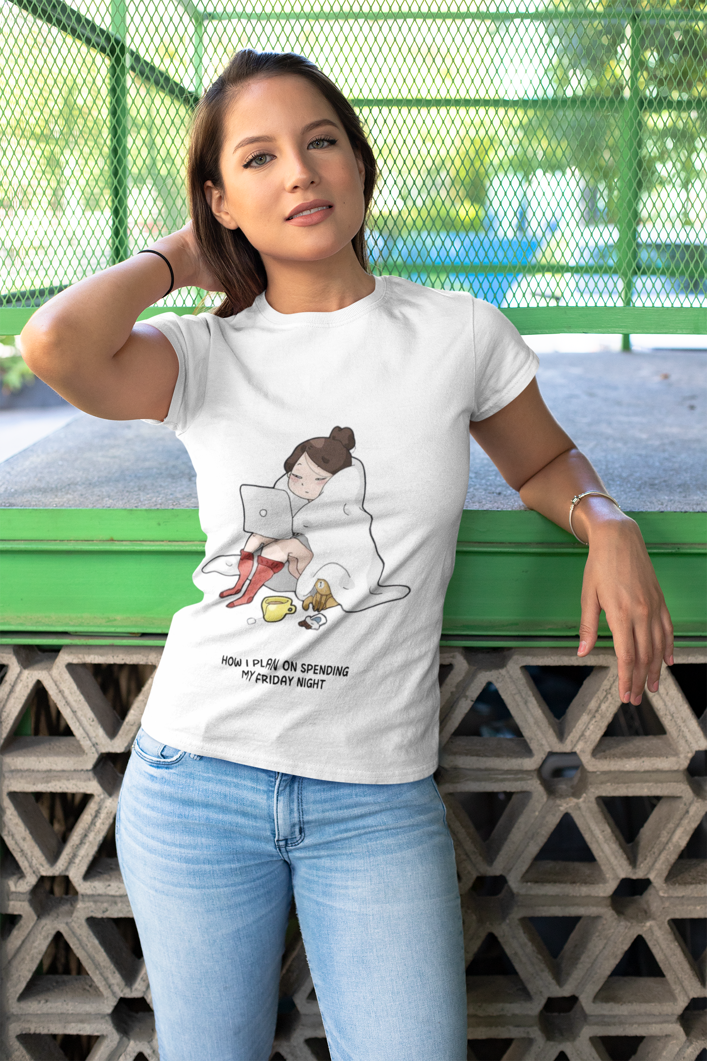 Cozy Friday Night Vibes T-Shirt product thumbnail image Cozy Friday Night Vibes T-Shirt product thumbnail image
