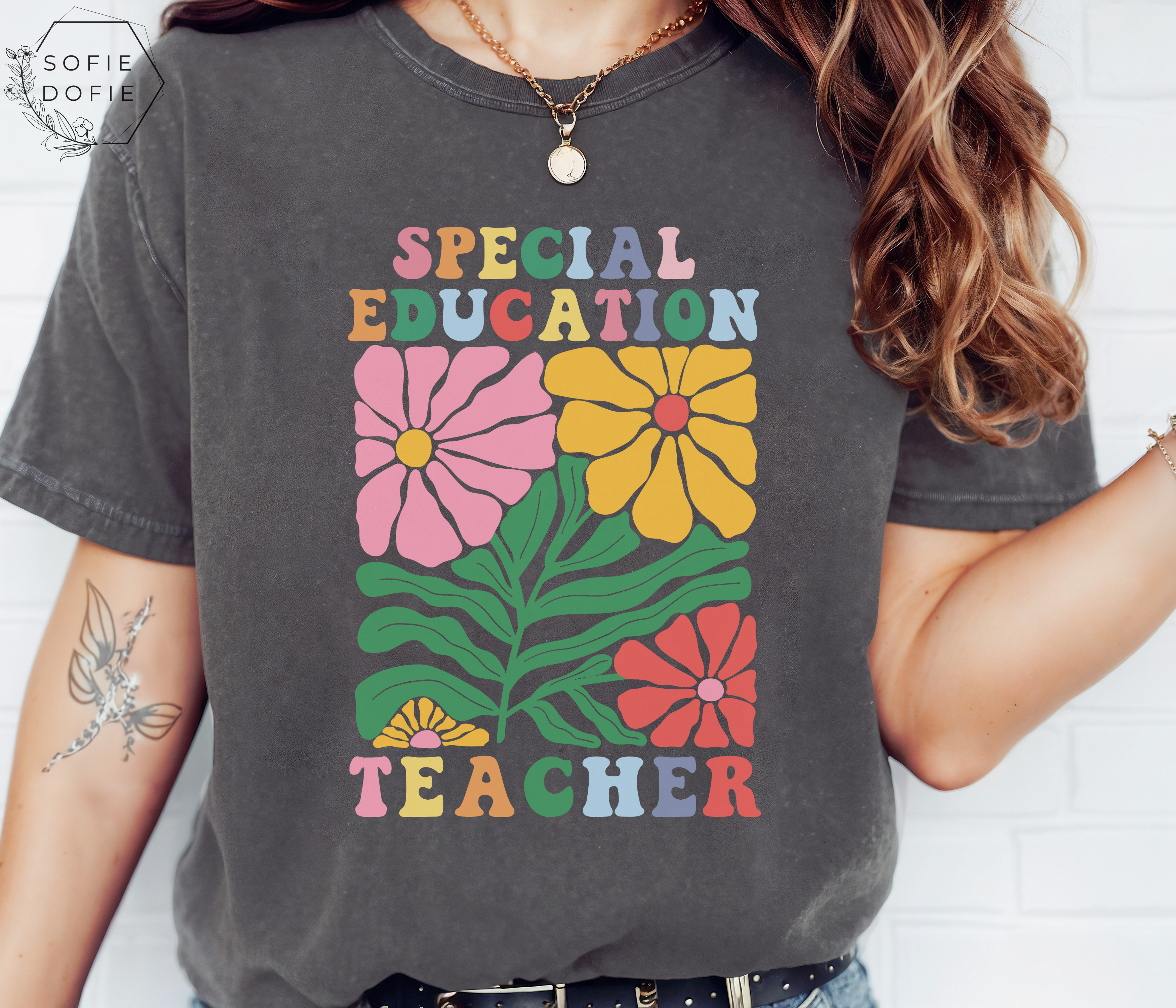 Special Education Teacher Comfort Colors T-Shirt product thumbnail image Special Education Teacher Comfort Colors T-Shirt product thumbnail image