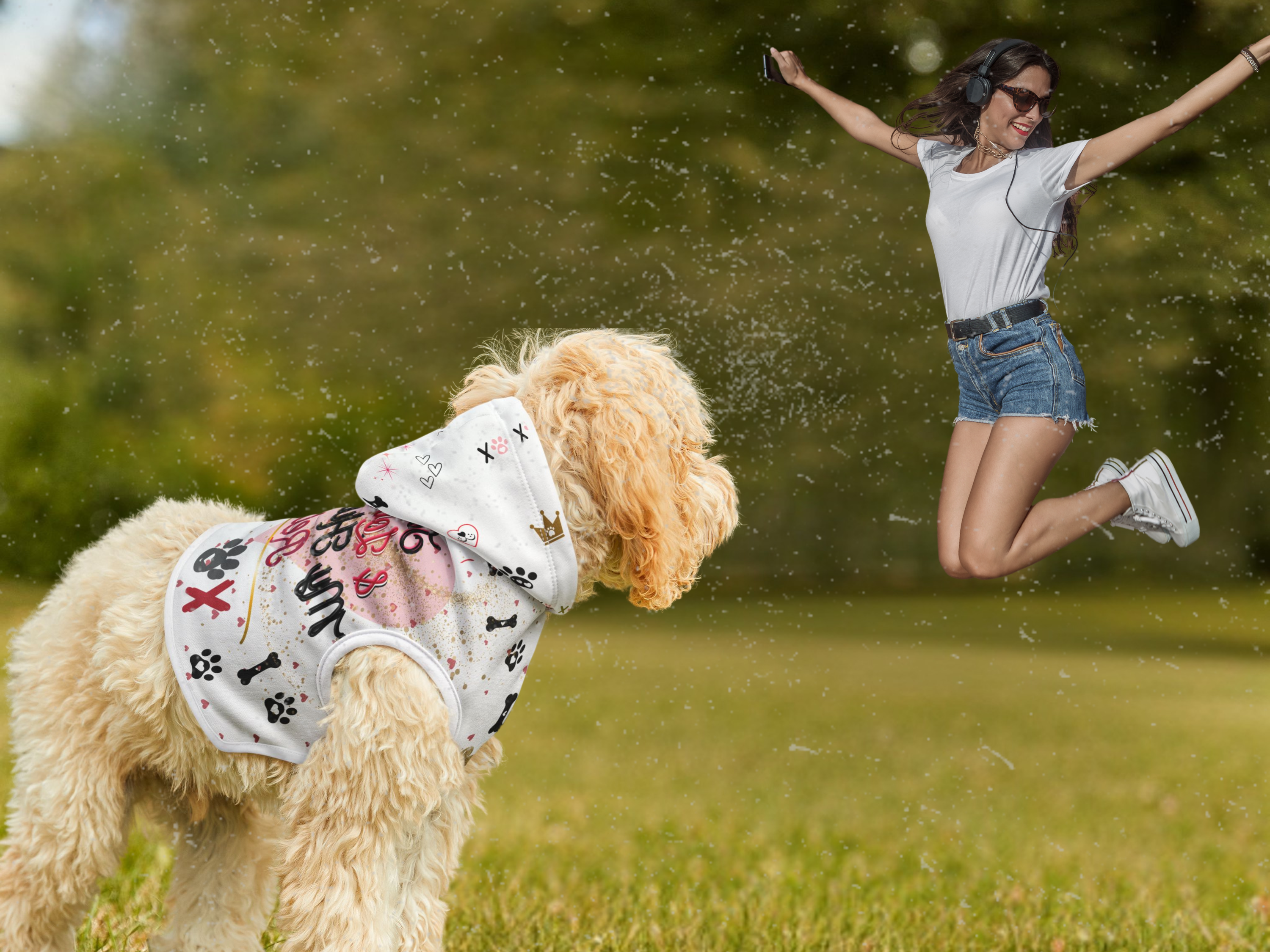 Pet Hoodie – Cute & Funny Dog Outfit – Valentines Day or Everyday Gift for Dog Lovers product thumbnail image Pet Hoodie – Cute & Funny Dog Outfit – Valentines Day or Everyday Gift for Dog Lovers product thumbnail image