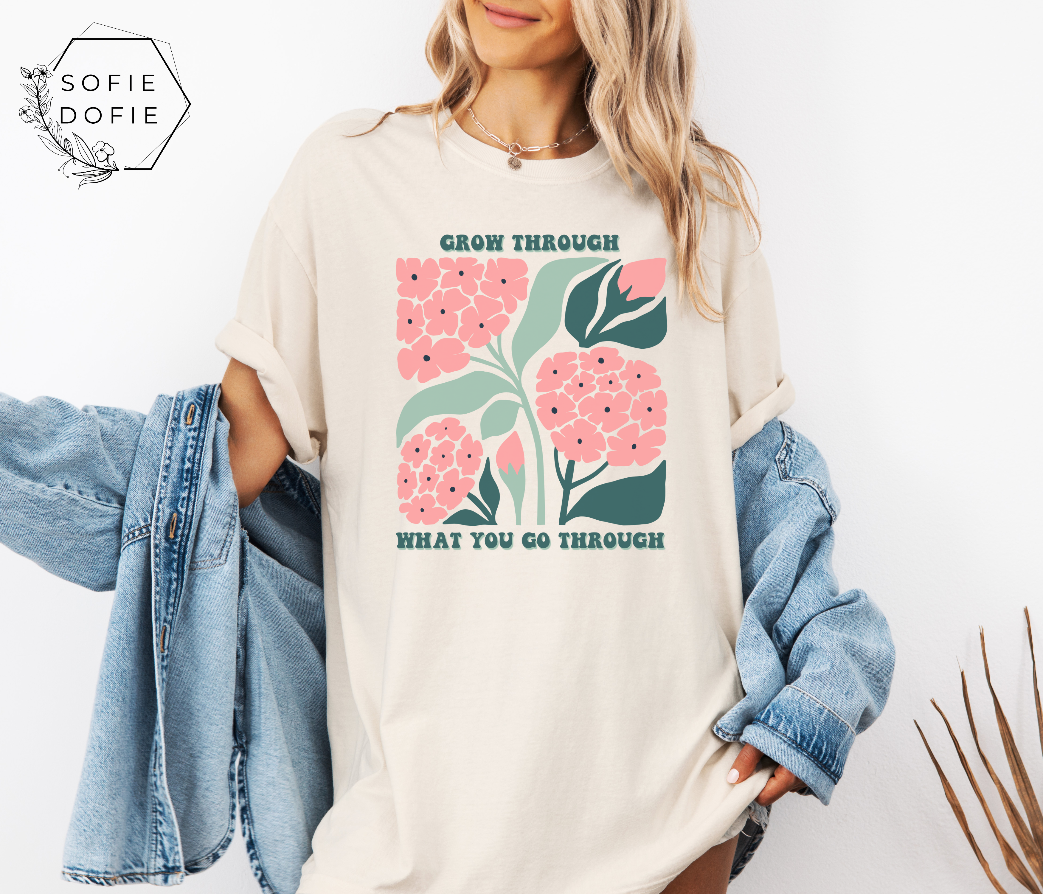 Grow Through What You Go Through Comfort Colors Shirt product thumbnail image Grow Through What You Go Through Comfort Colors Shirt product thumbnail image