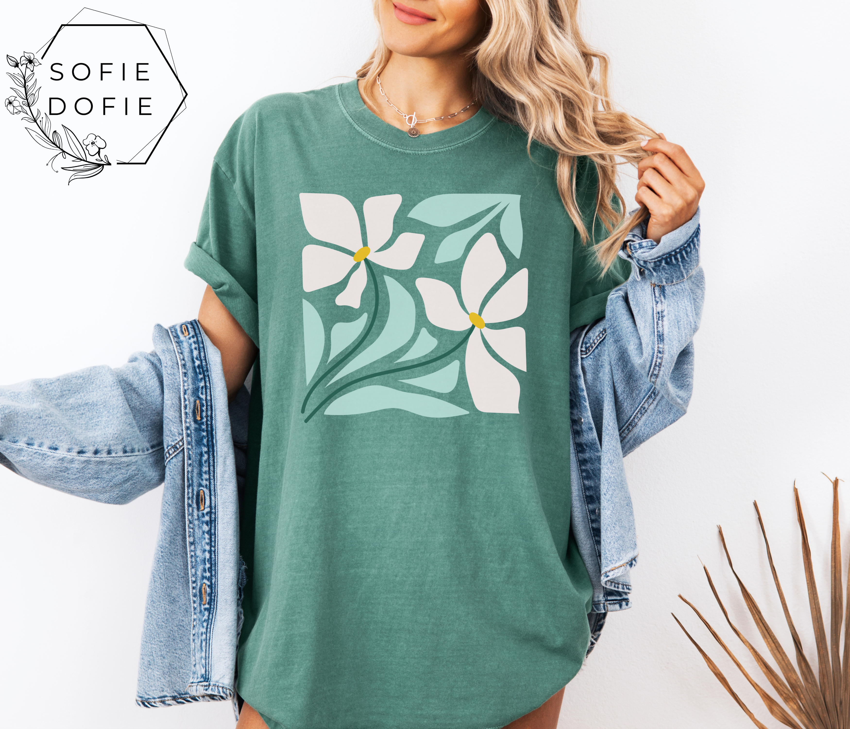 Boho Flowers T-shirt product thumbnail image Boho Flowers T-shirt product thumbnail image