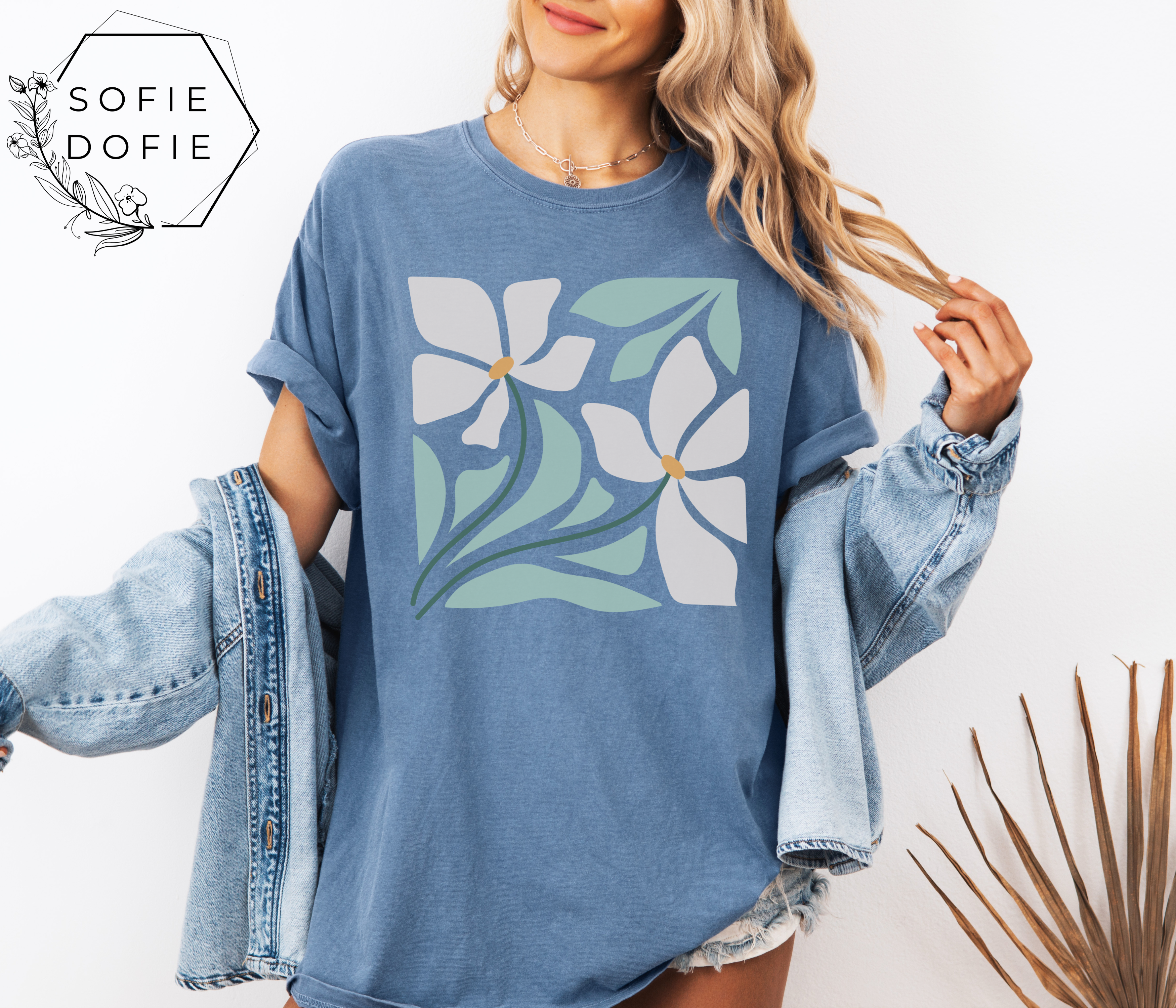 Boho Flowers T-shirt product thumbnail image Boho Flowers T-shirt product thumbnail image