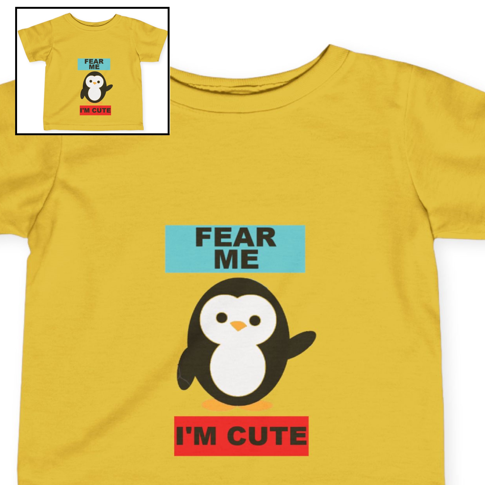 Infant Tee-"Fear Me, I'm Cute"