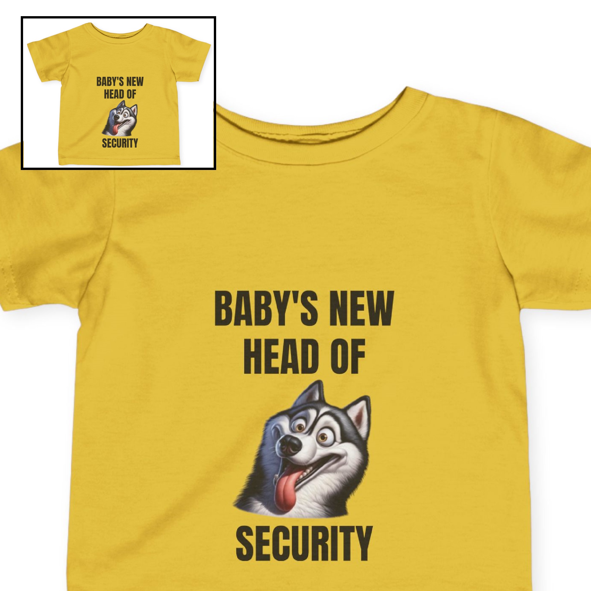Infant Tee-"Baby's New Head of Security" product thumbnail image