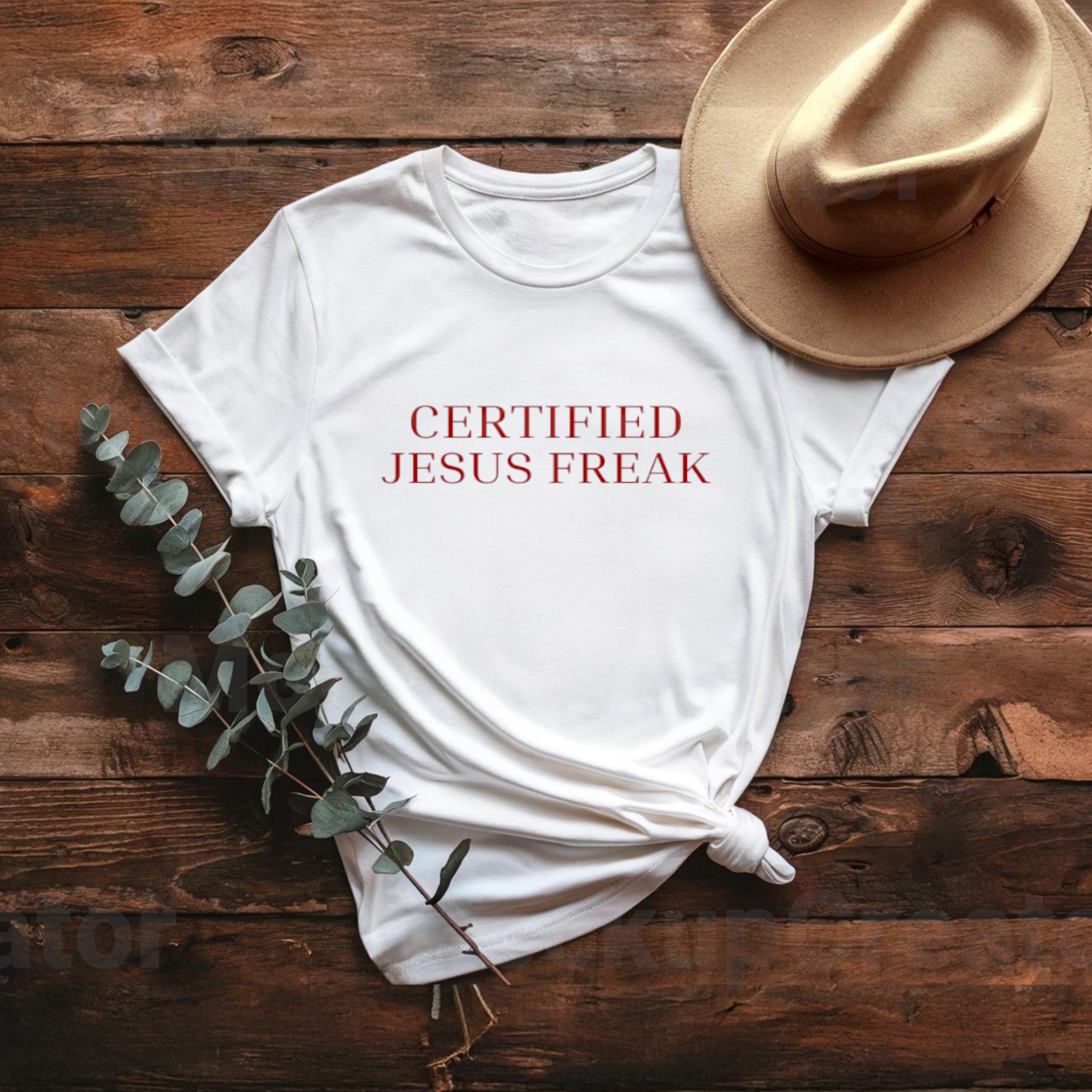 “Certified Jesus Freak” Unisex Softstyle T-Shirt product thumbnail image