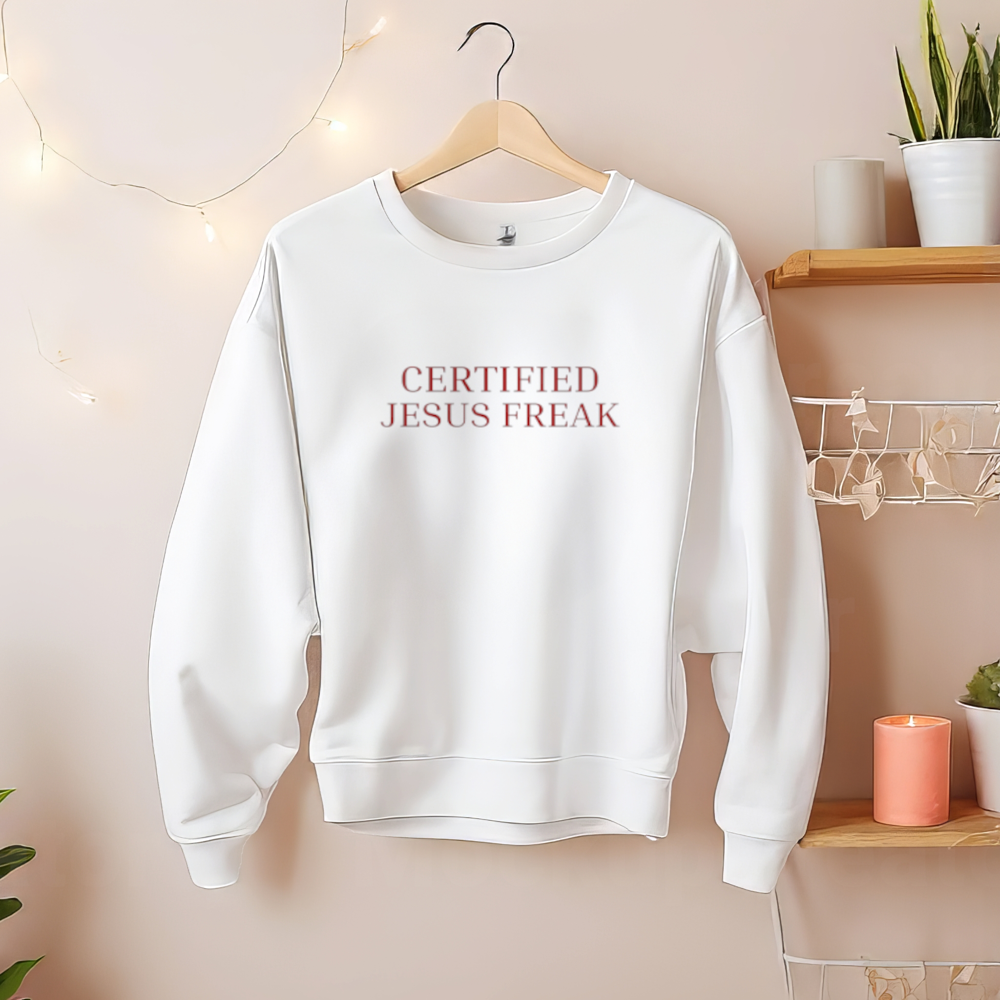 “Certified Jesus Freak” Unisex Heavy Blend™ Crewneck Sweatshirt