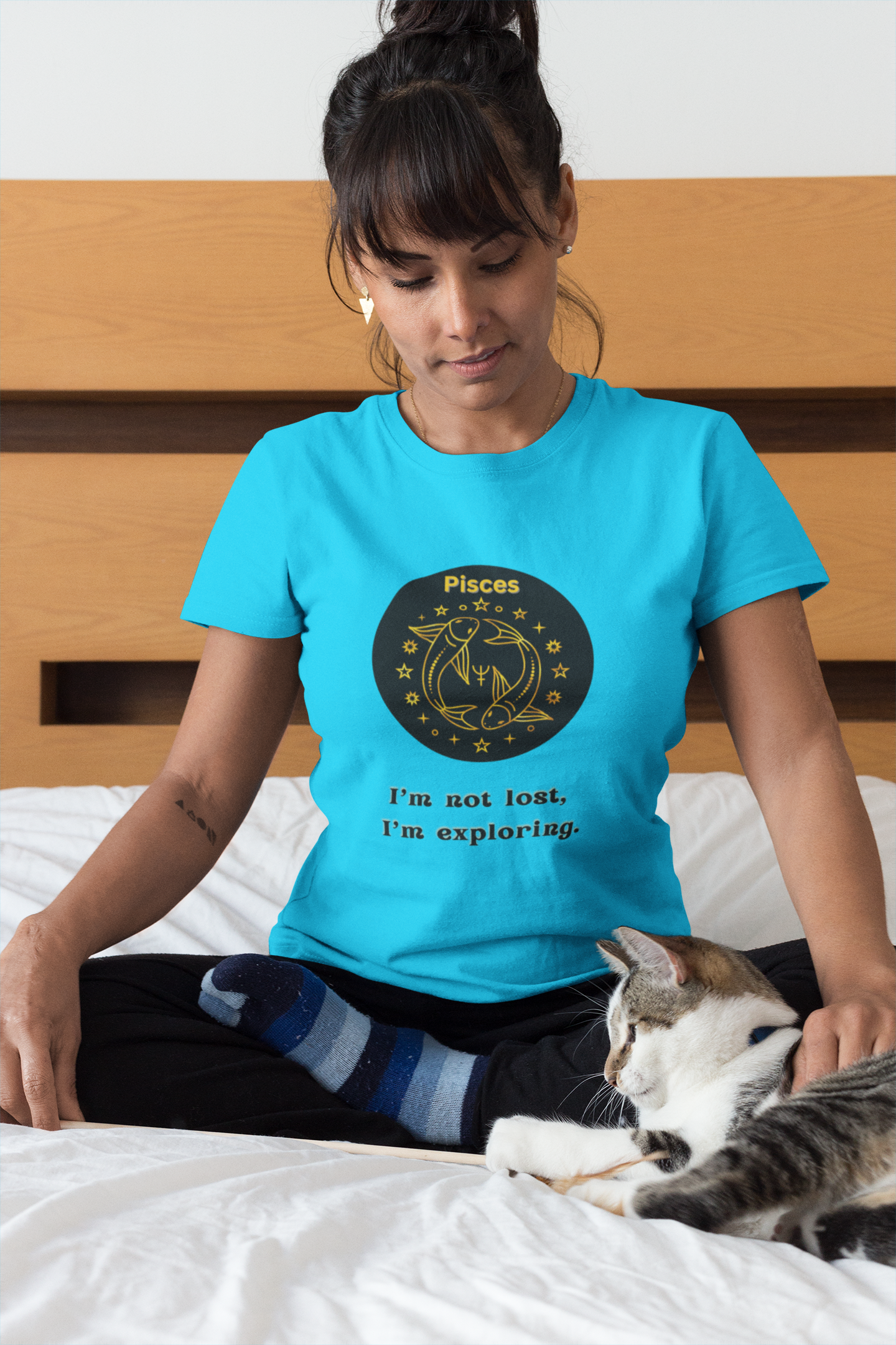 Pisces T-Shirt, Pisces Horoscope Gift, Birth Month Gift, Zodiac Sign T-Shirt Gift, Astrology Pisces T-Shirt, Unisex, Gift for a Pisces Horoscope product thumbnail image