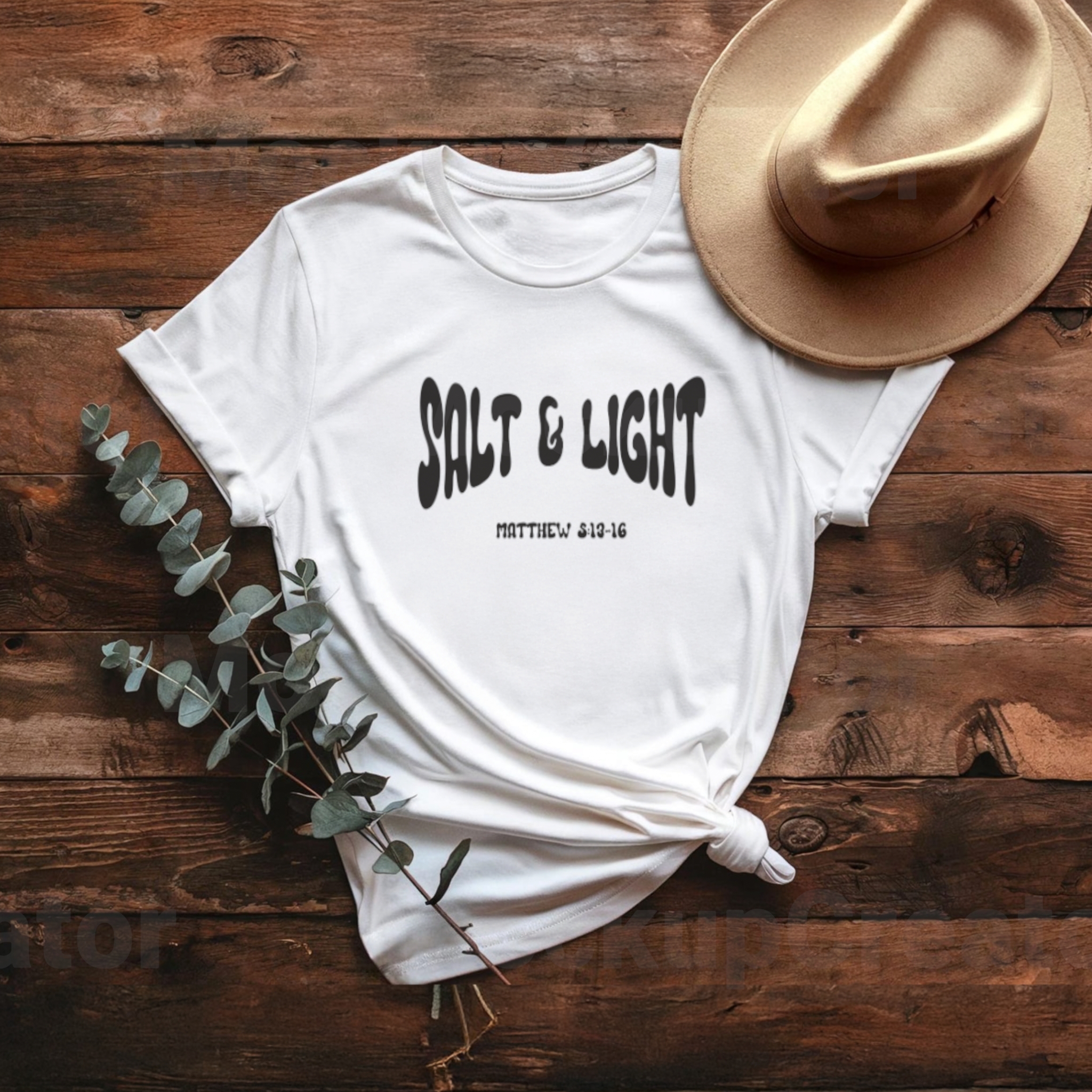 Salt &amp; Light | Matthew 5:13-16 Heavy Cotton Tee product thumbnail image