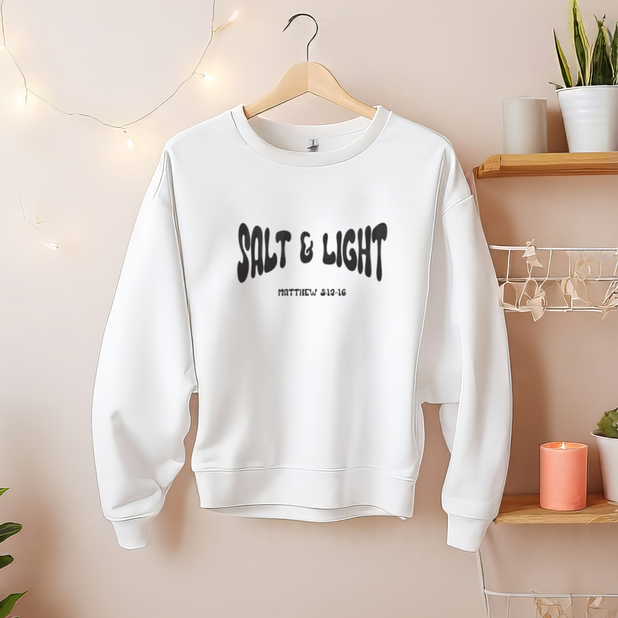 Salt &amp; Light | Matthew 5:13-16 Crewneck Sweatshirt product thumbnail image