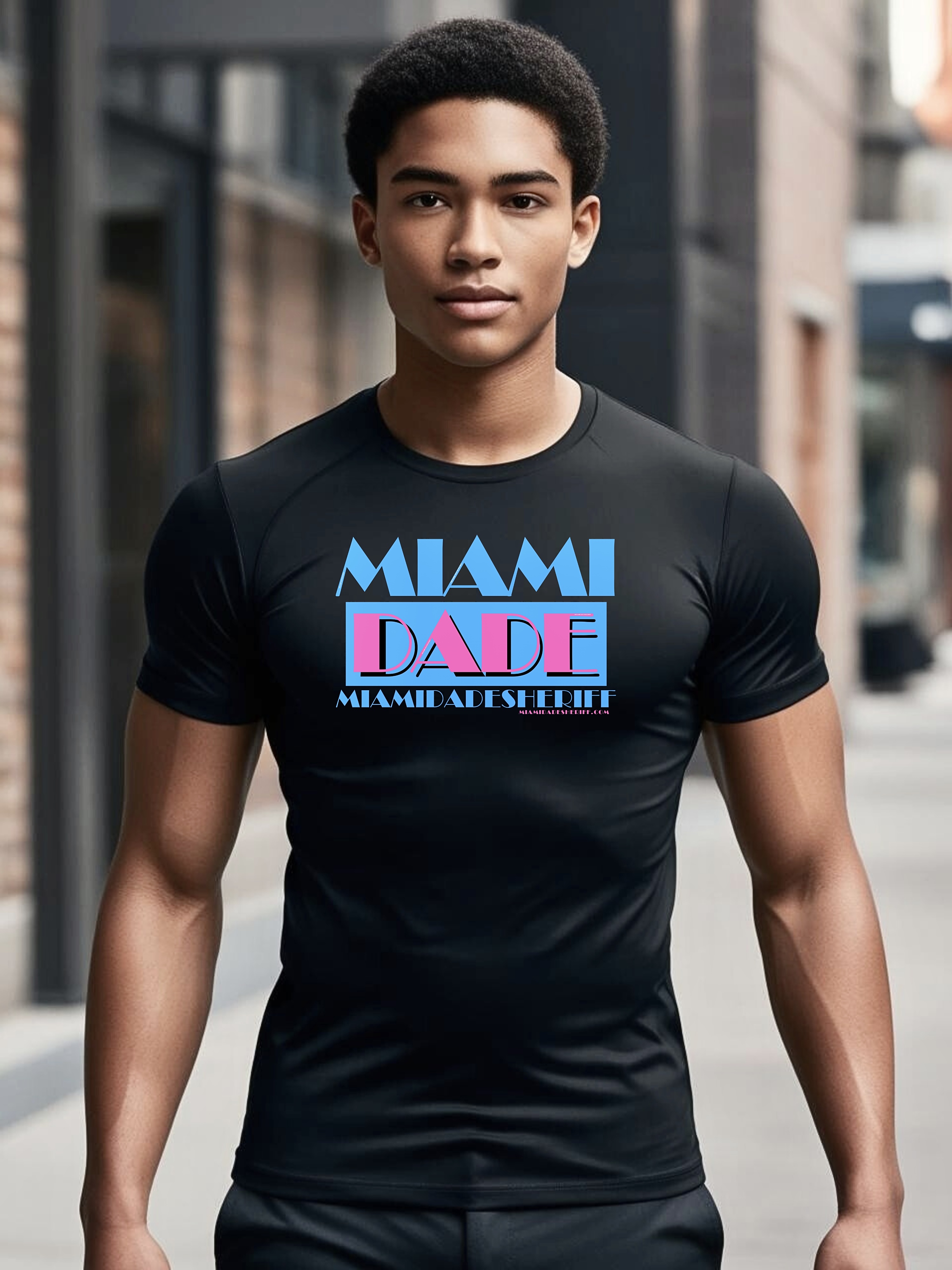 MIAMI DADE SHERIFF MEN'S LIGHTWEIGHT TEE