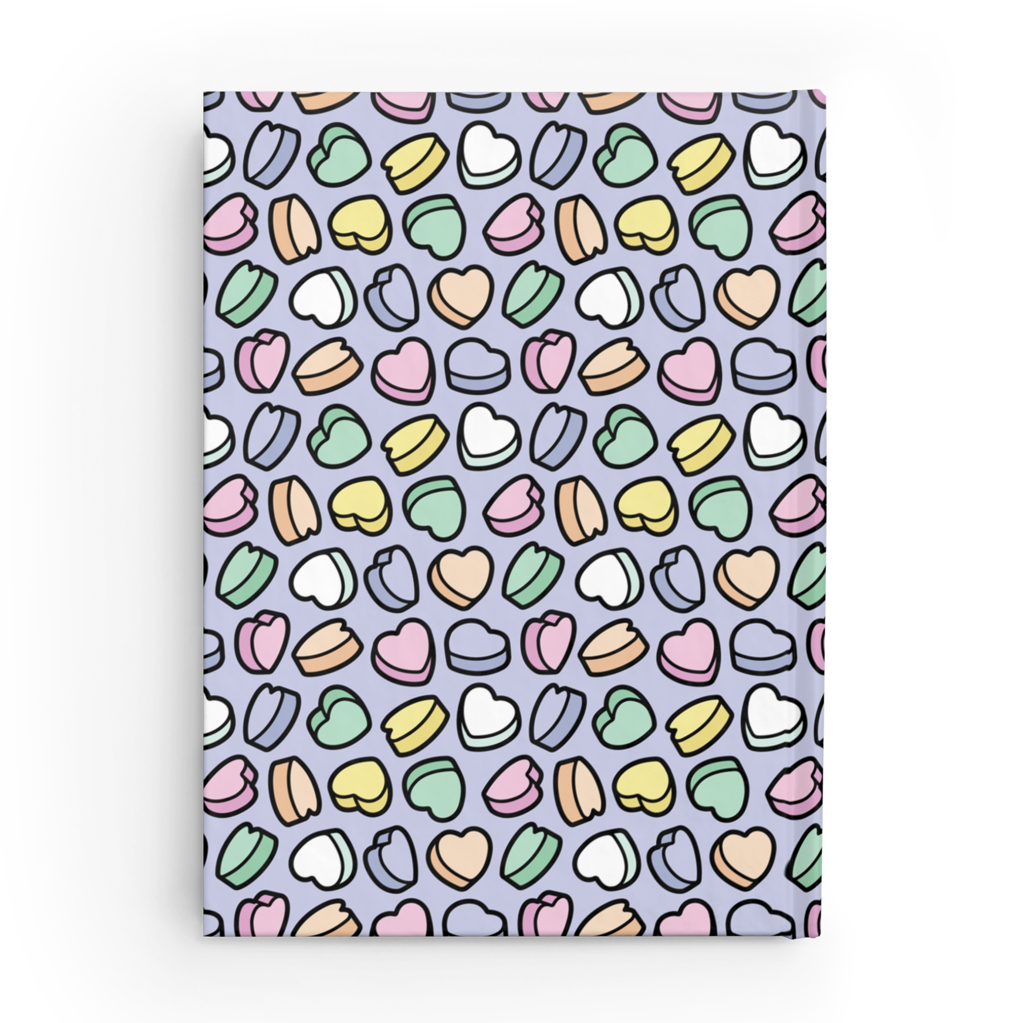 Candy Hearts Journal in Lavender product thumbnail image Candy Hearts Journal in Lavender product thumbnail image