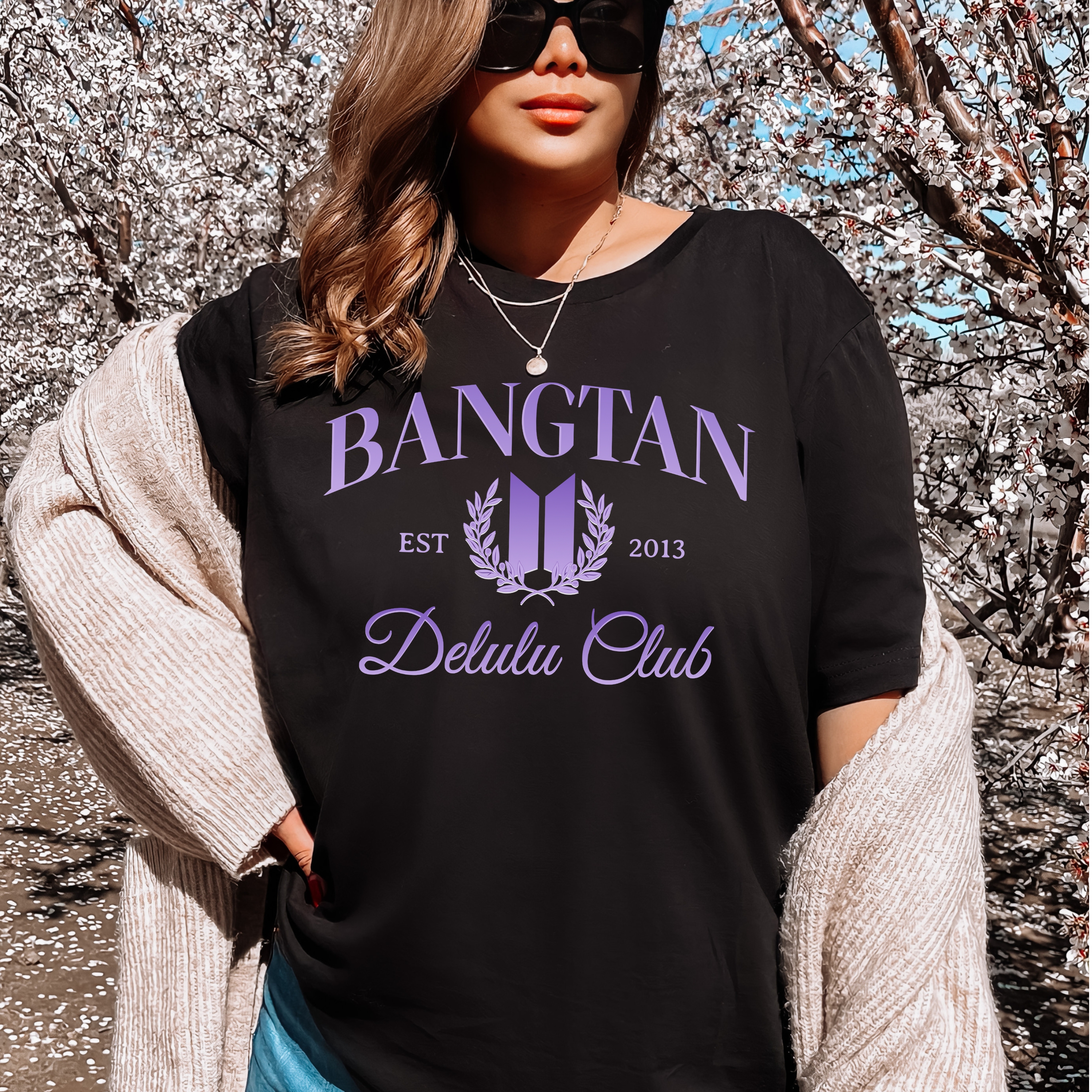 Bangtan Delulu Tee, Designed for Army by Army Bangtan Delulu Tee, Designed for Army by Army