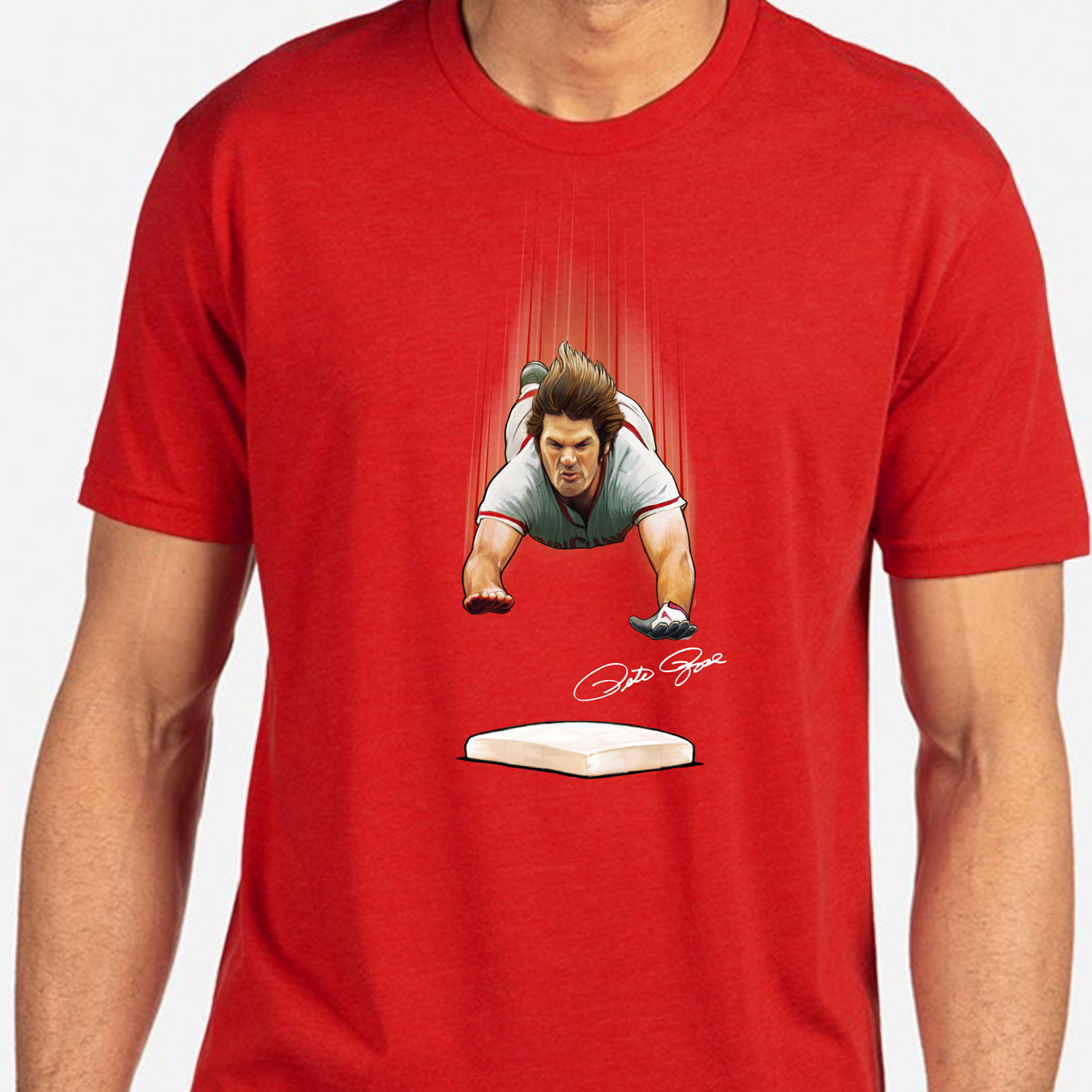 PETE ROSE Cincinnati Reds Unisex Tri-Blend Crew Tee product thumbnail image PETE ROSE Cincinnati Reds Unisex Tri-Blend Crew Tee product thumbnail image