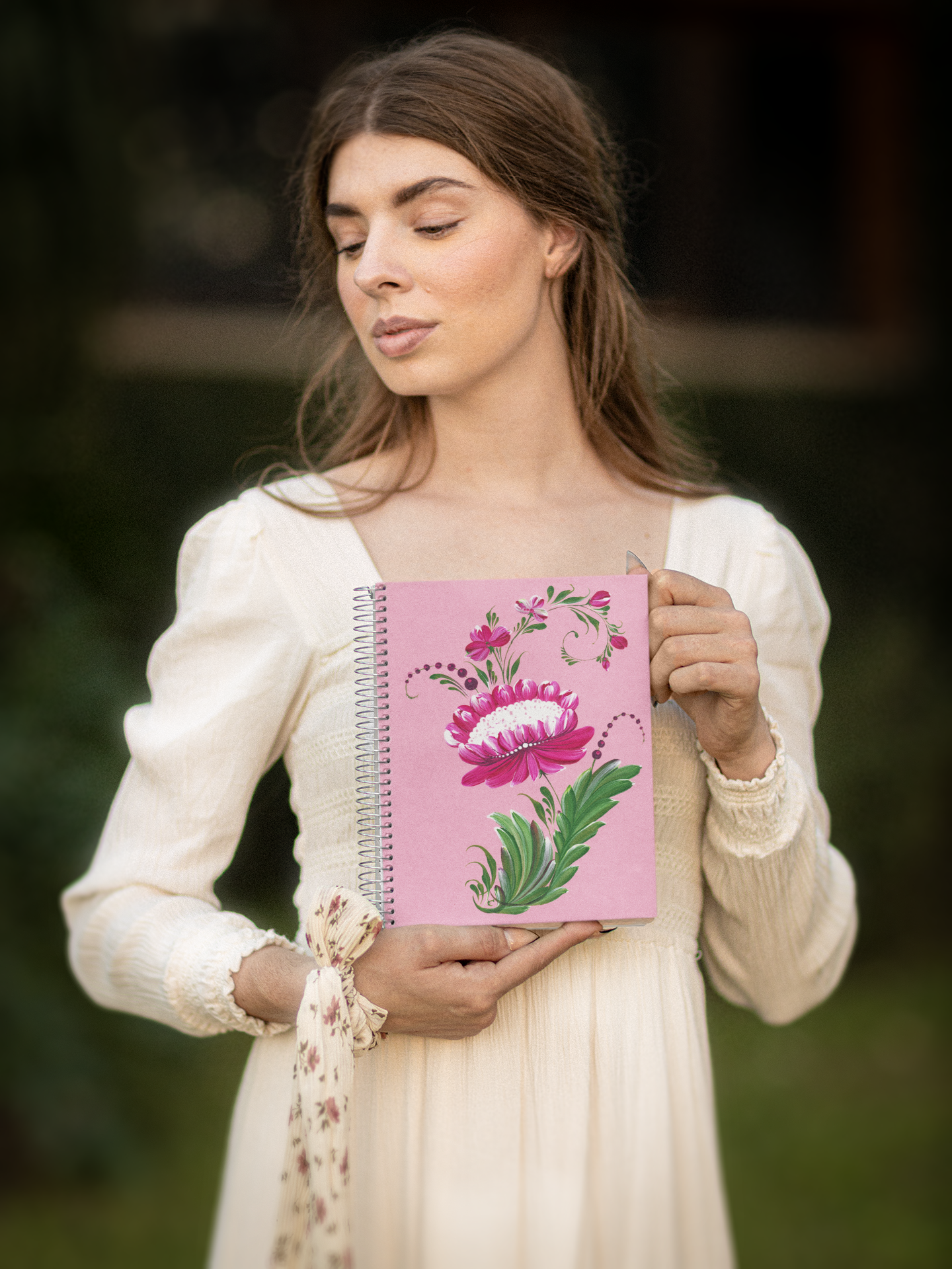 Pink Bloom Notebook – Floral Spiral Journal for Everyday Notes & Creativity, Spiral Notebook - Ruled Line product thumbnail image Pink Bloom Notebook – Floral Spiral Journal for Everyday Notes & Creativity, Spiral Notebook - Ruled Line product thumbnail image