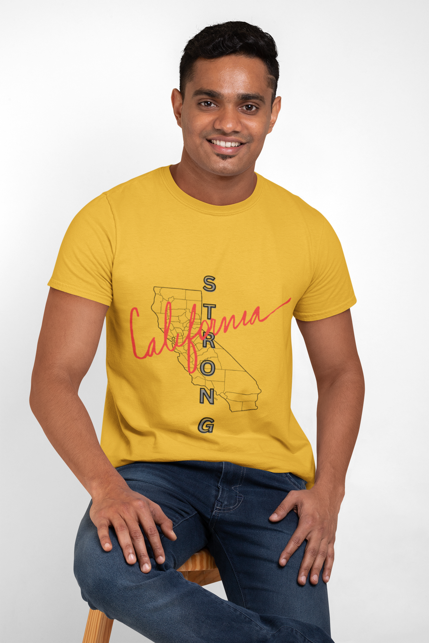 California is Strong, Standing up for California, California T-Shirt for Resilience, Californians are United and Resilient, We will Rebuild our Cities product thumbnail image