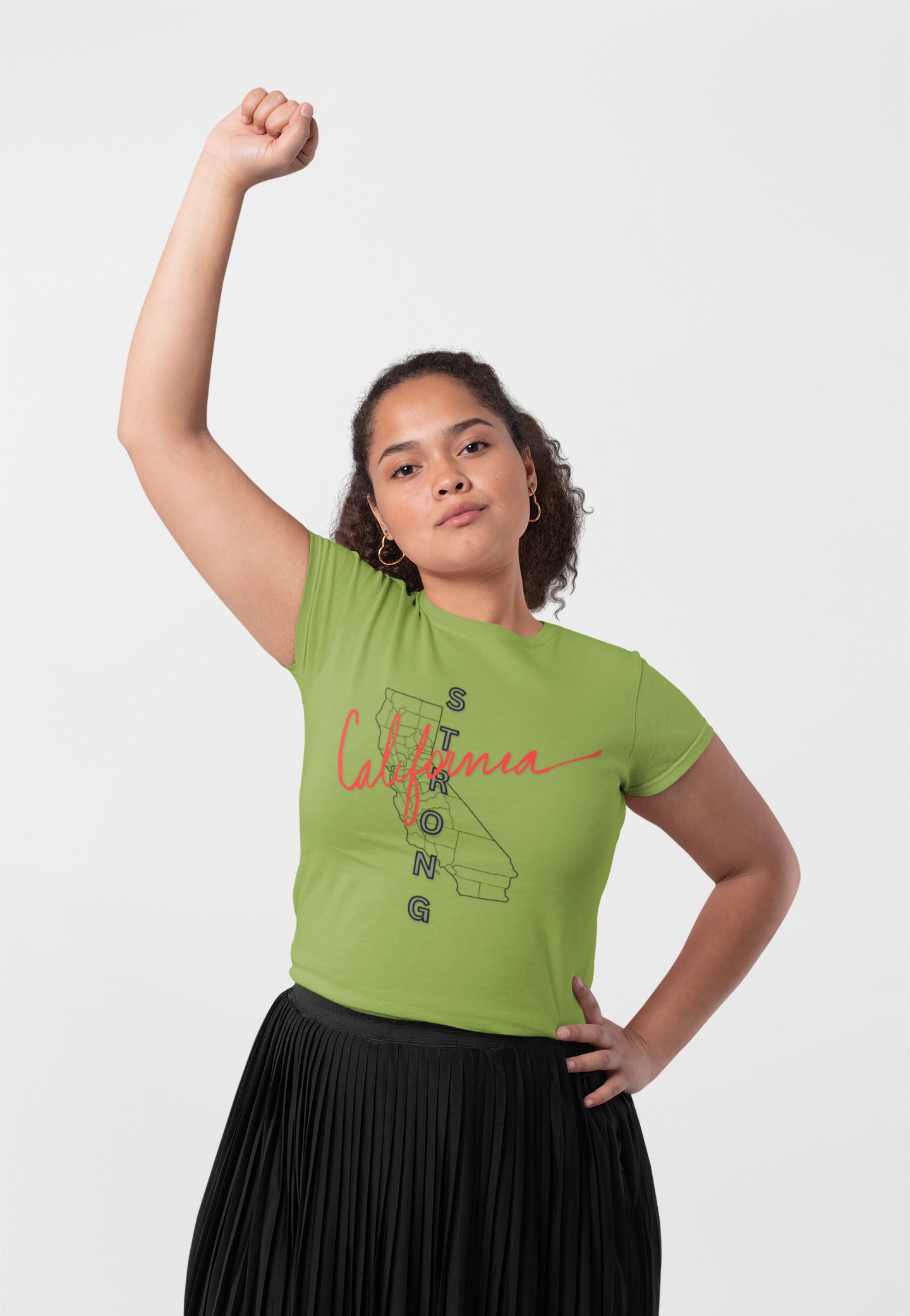 California is Strong, Standing up for California, California T-Shirt for Resilience, Californians are United and Resilient, We will Rebuild our Cities product thumbnail image