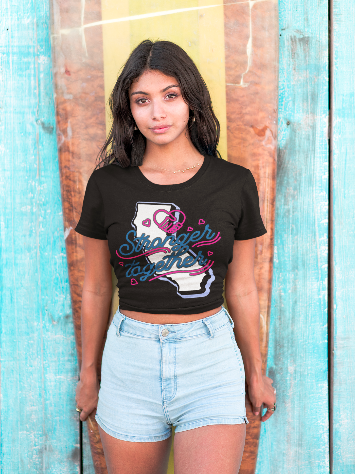 California Stronger Together T-shirt, Standing up for California, California T-Shirt for Resilience, Californians are United and Resilient, We will Rebuild our Cities
