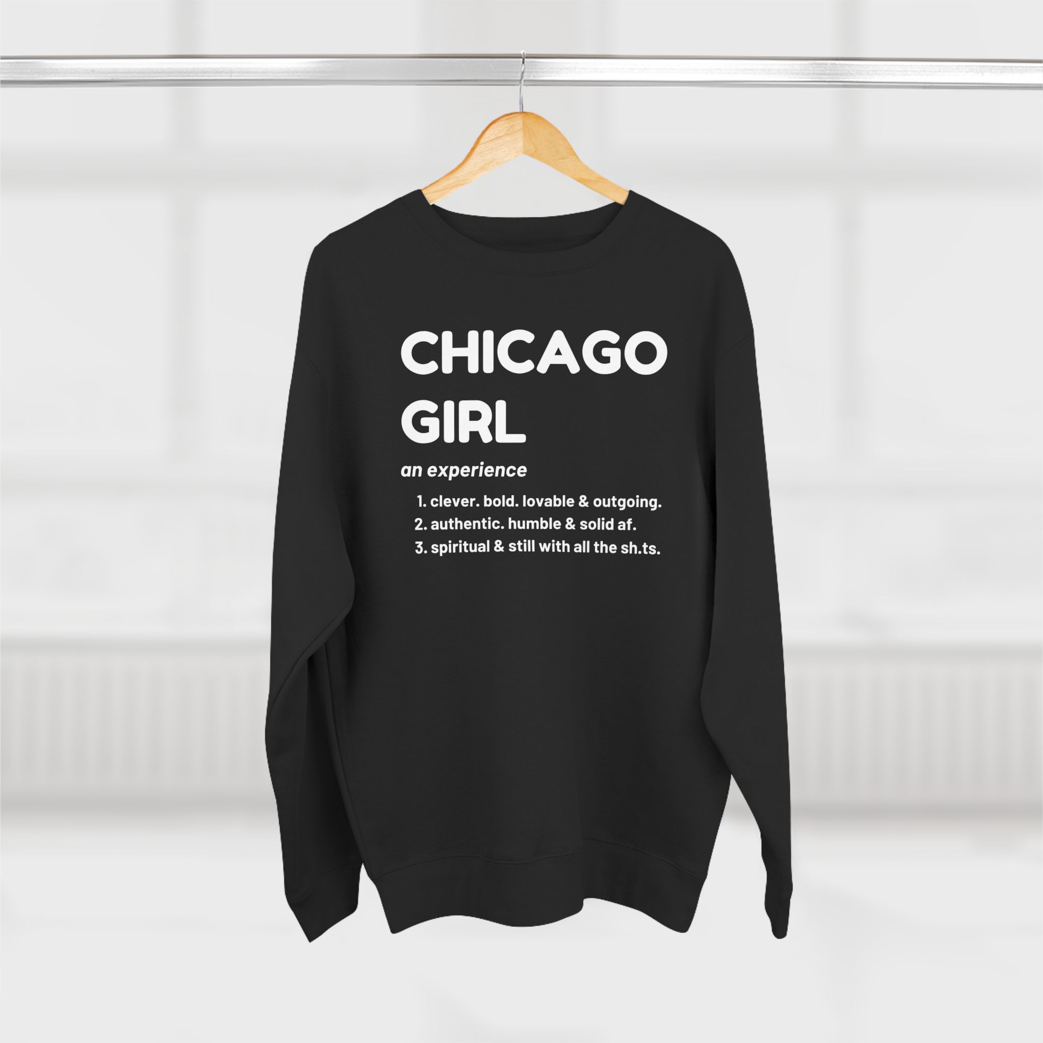 CHICAGO GIRL Crewneck product thumbnail image CHICAGO GIRL Crewneck product thumbnail image