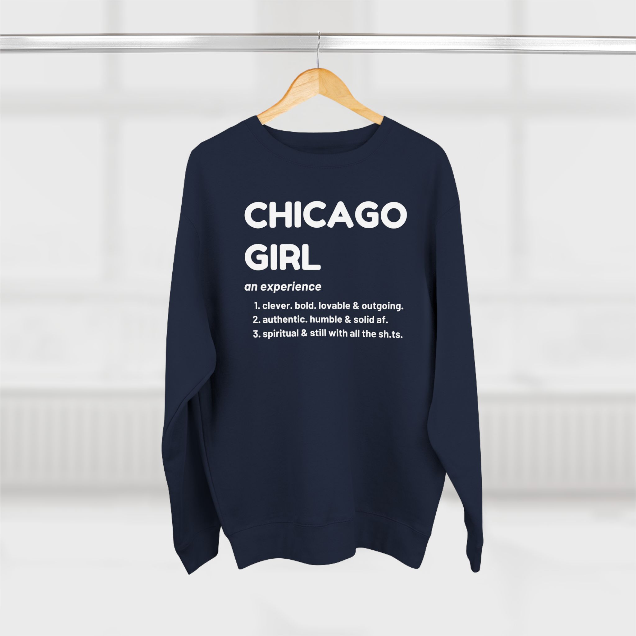CHICAGO GIRL Crewneck product thumbnail image CHICAGO GIRL Crewneck product thumbnail image