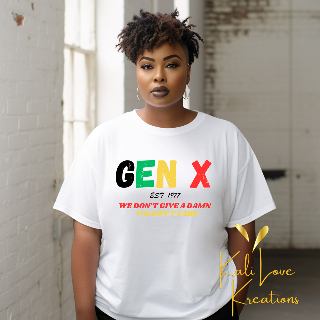 Generation X T-Shirt Personalized with Established Year