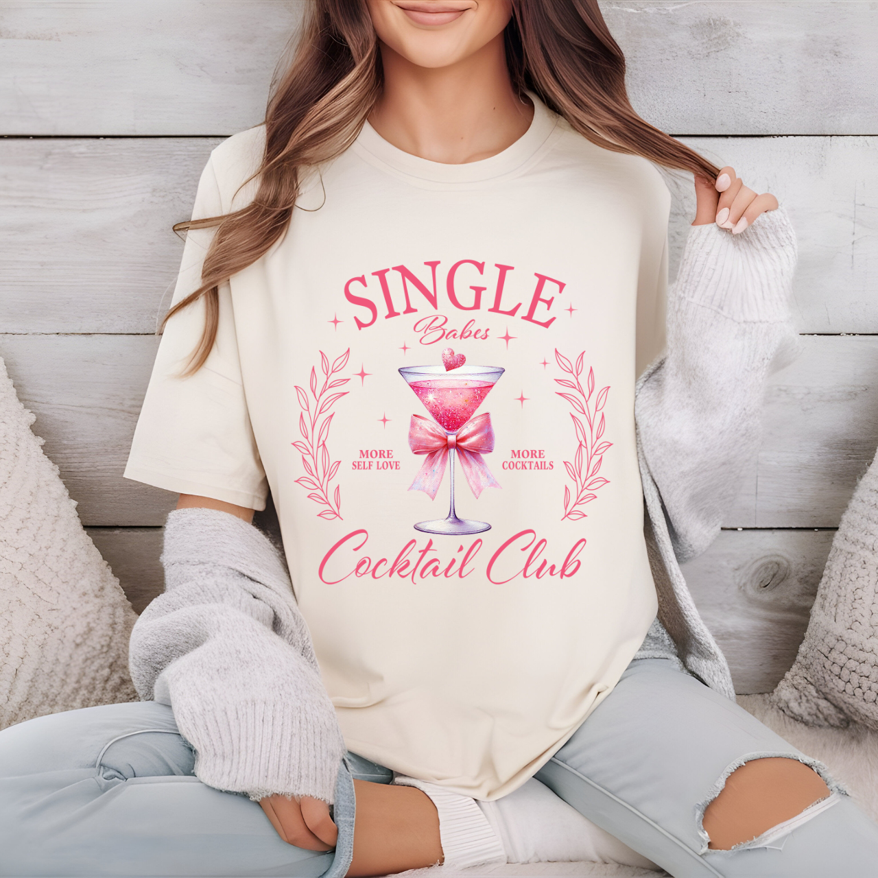 Single Girls Cocktail Club T-Shirt product thumbnail image Single Girls Cocktail Club T-Shirt product thumbnail image