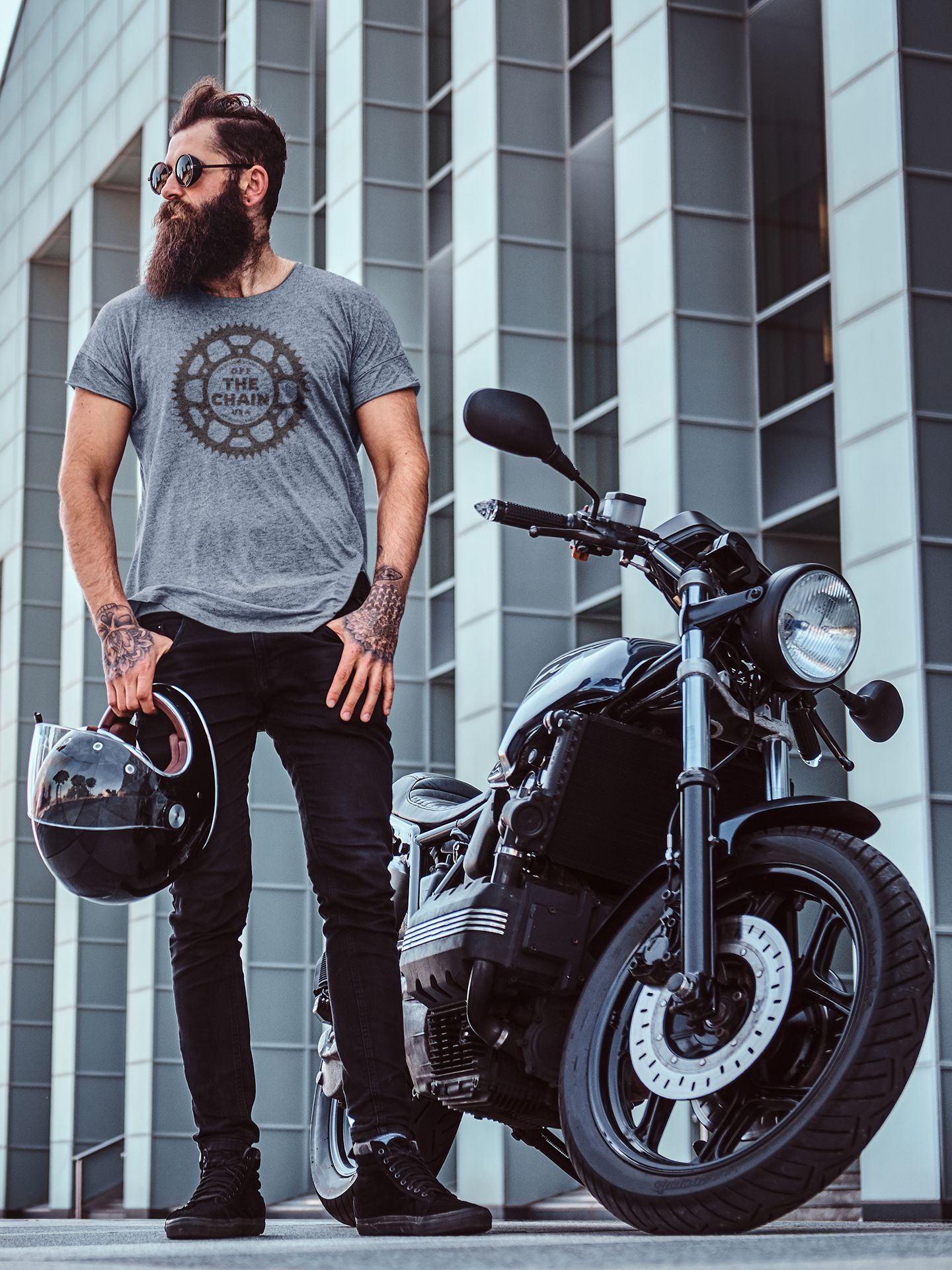 Off the Chain T-Shirt for Mechanics & Powersport Enthusiasts, For Him Her, Perfect for Garage, Man Cave, Shop, or Everyday Adventure! product thumbnail image Off the Chain T-Shirt for Mechanics & Powersport Enthusiasts, For Him Her, Perfect for Garage, Man Cave, Shop, or Everyday Adventure! product thumbnail image