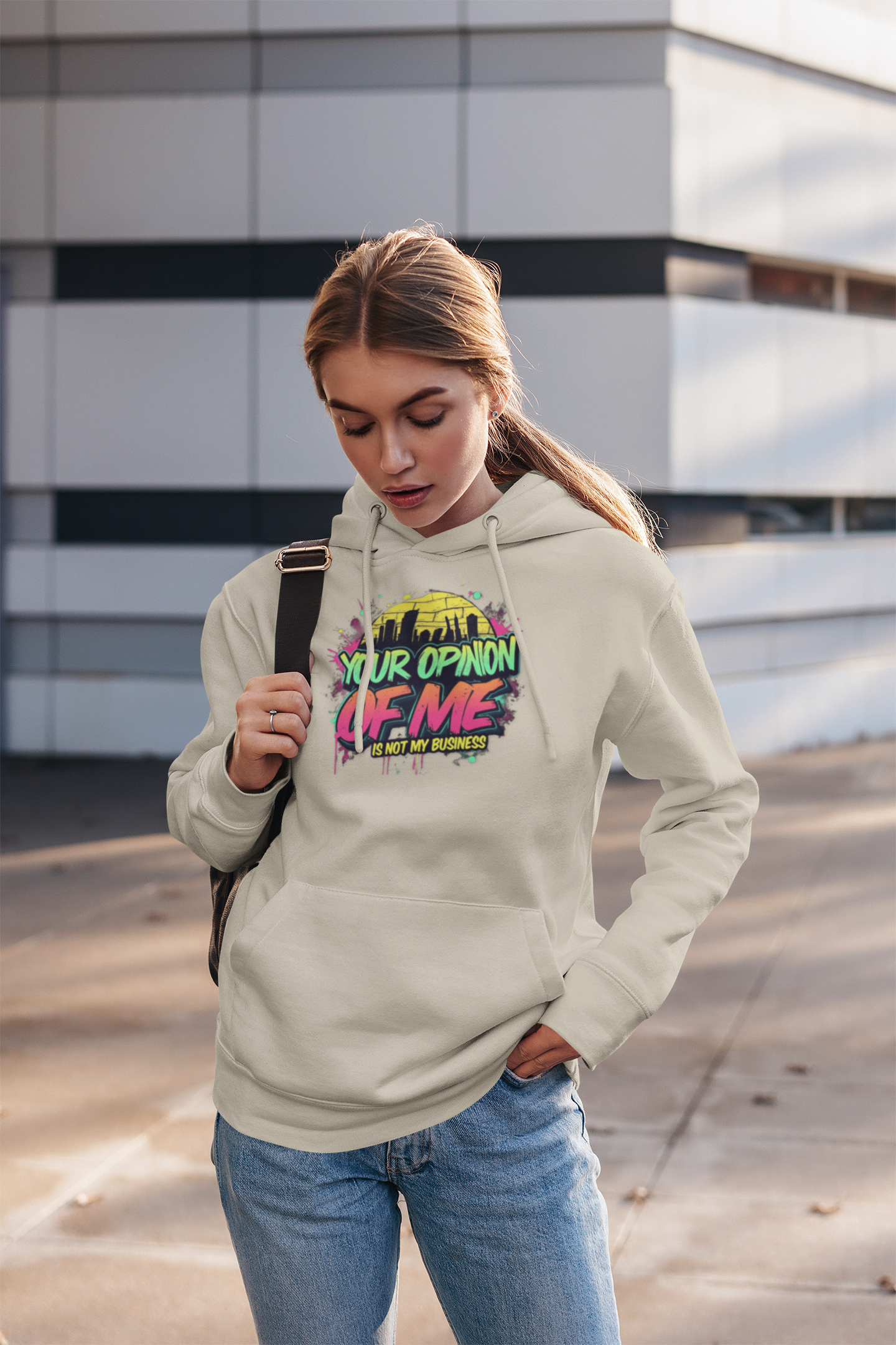 Your Opinion Of Me Is Not My Business ™ Hooded Sweatshirt product thumbnail image
