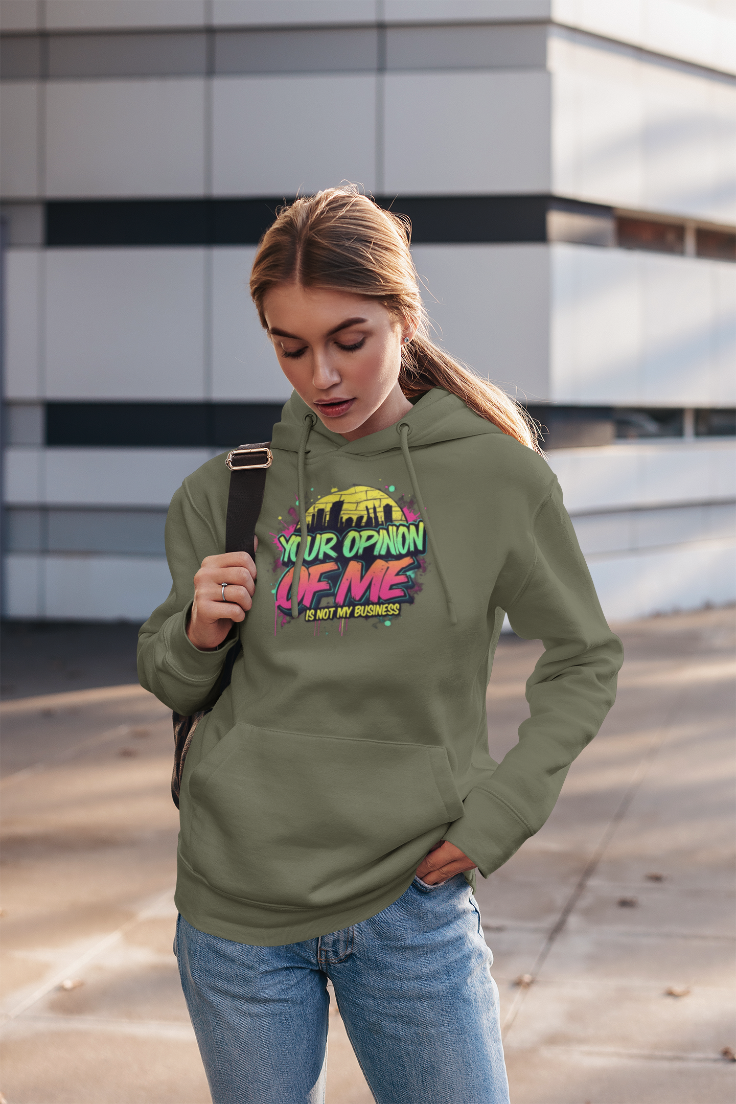 Your Opinion Of Me Is Not My Business ™ Hooded Sweatshirt product thumbnail image