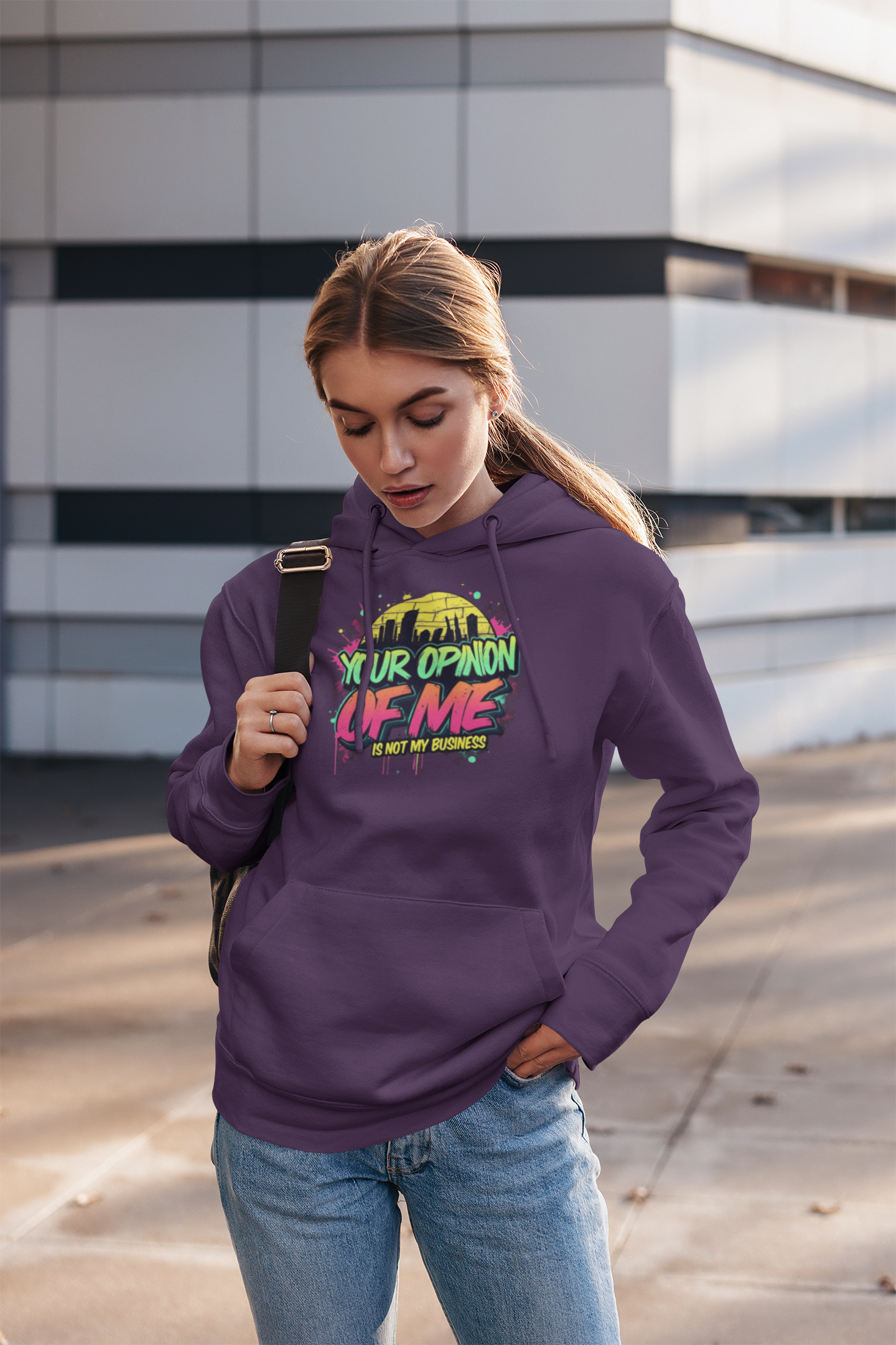 Your Opinion Of Me Is Not My Business ™ Hooded Sweatshirt product thumbnail image