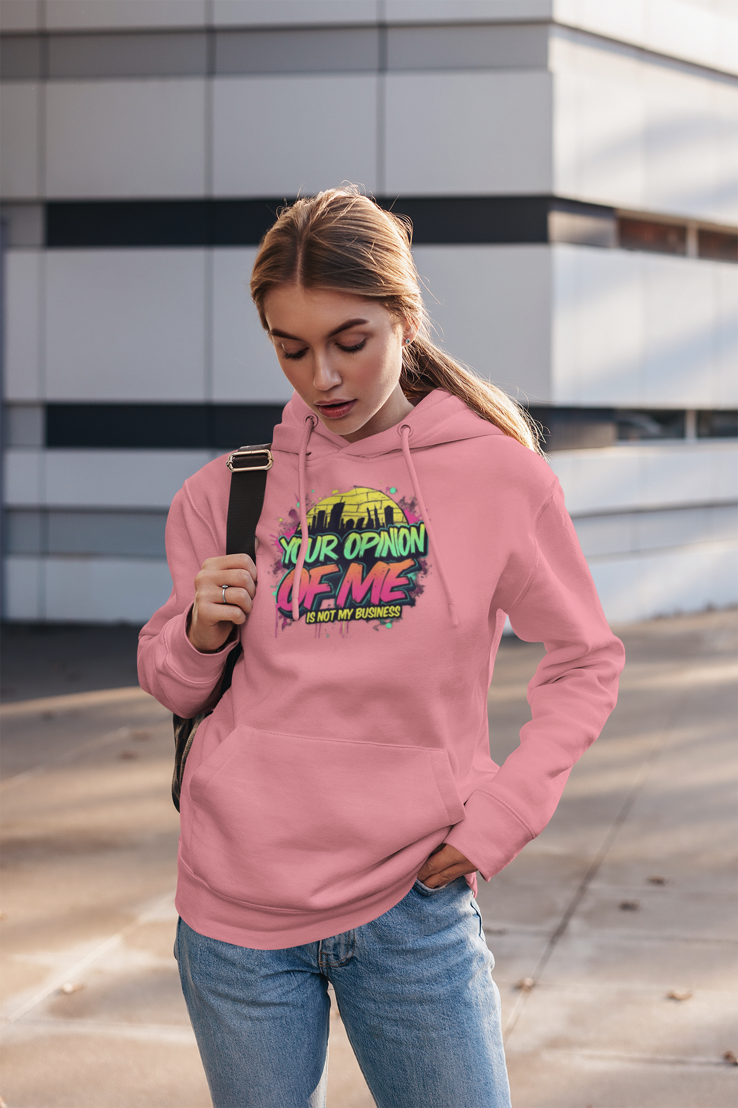 Your Opinion Of Me Is Not My Business ™ Hooded Sweatshirt product thumbnail image Your Opinion Of Me Is Not My Business ™ Hooded Sweatshirt product thumbnail image