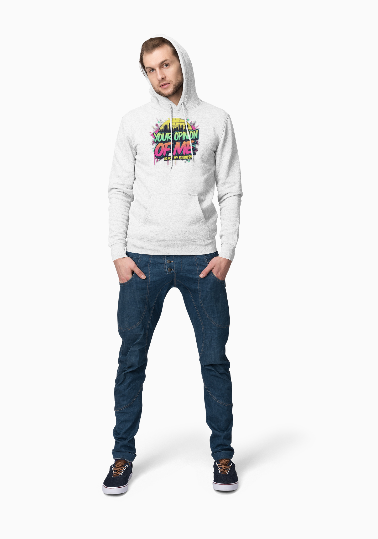 Your Opinion Of Me Is Not My Business ™ Hooded Sweatshirt product thumbnail image Your Opinion Of Me Is Not My Business ™ Hooded Sweatshirt product thumbnail image