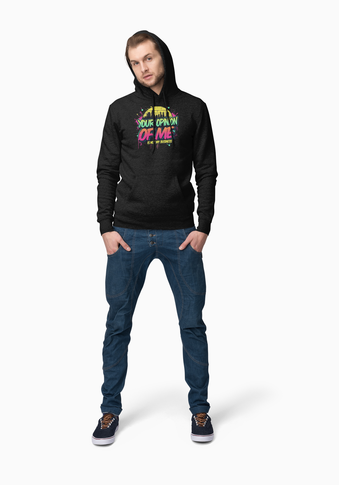 Your Opinion Of Me Is Not My Business ™ Hooded Sweatshirt product thumbnail image Your Opinion Of Me Is Not My Business ™ Hooded Sweatshirt product thumbnail image