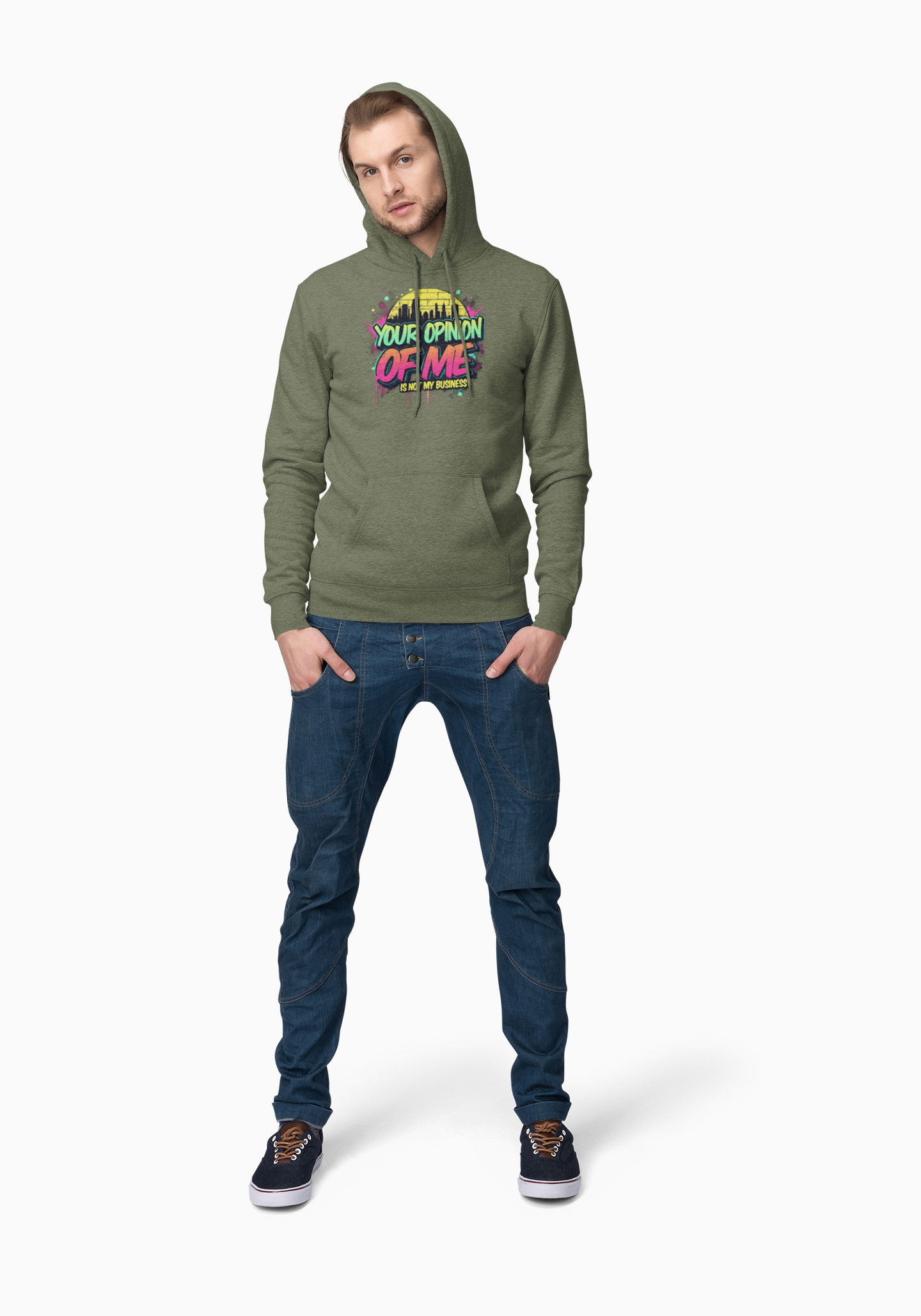 Your Opinion Of Me Is Not My Business ™ Hooded Sweatshirt product thumbnail image Your Opinion Of Me Is Not My Business ™ Hooded Sweatshirt product thumbnail image