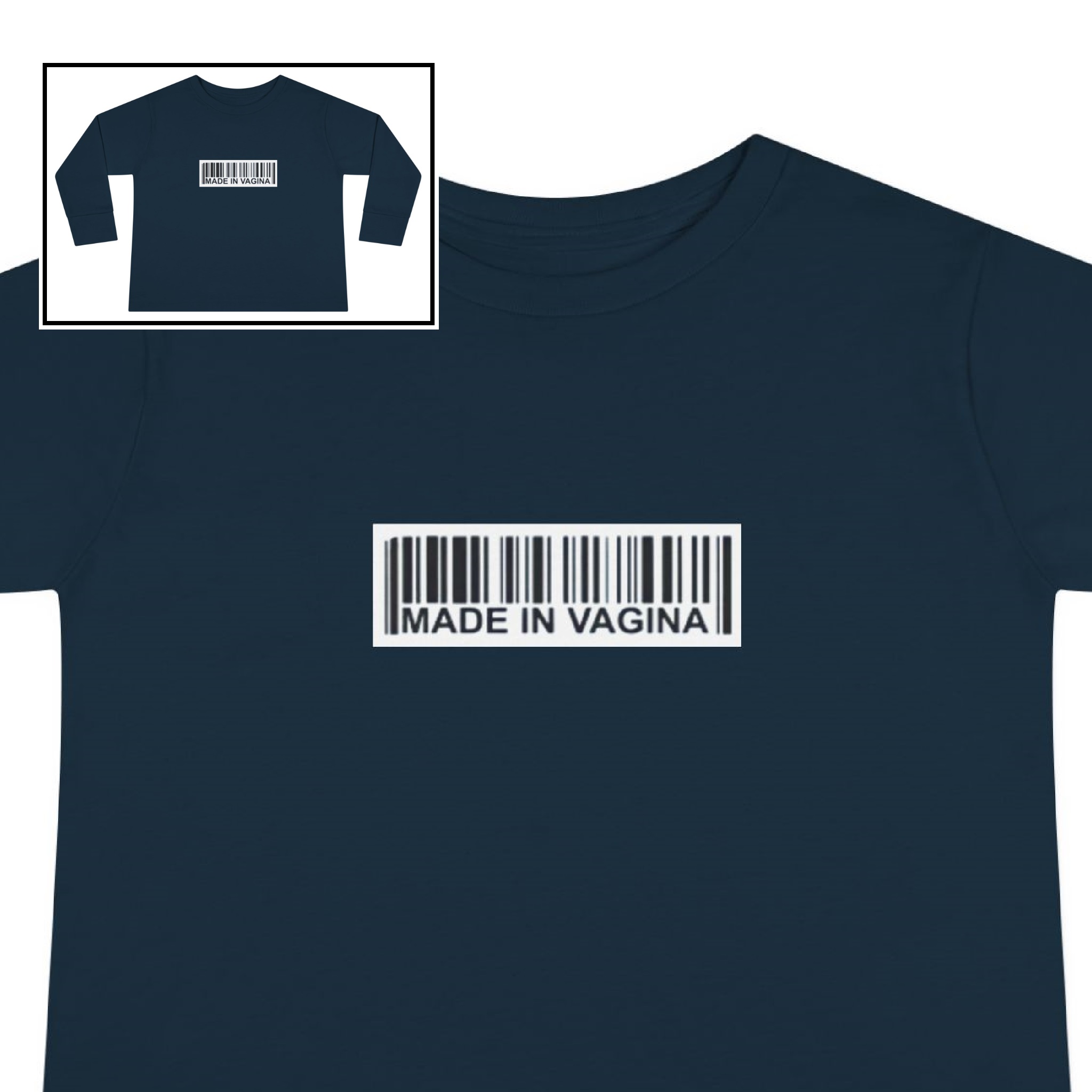 Toddler Tee-"Made in Vagina" Barcode product thumbnail image