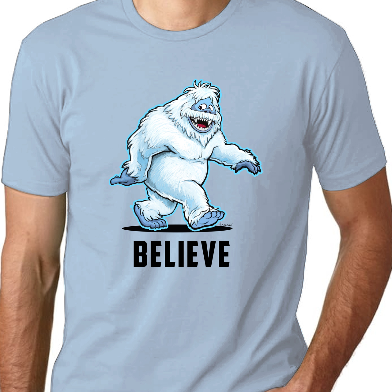 Bumble Abominable Believe Yeti Unisex Cotton Crew Tee Bumble Abominable Believe Yeti Unisex Cotton Crew Tee