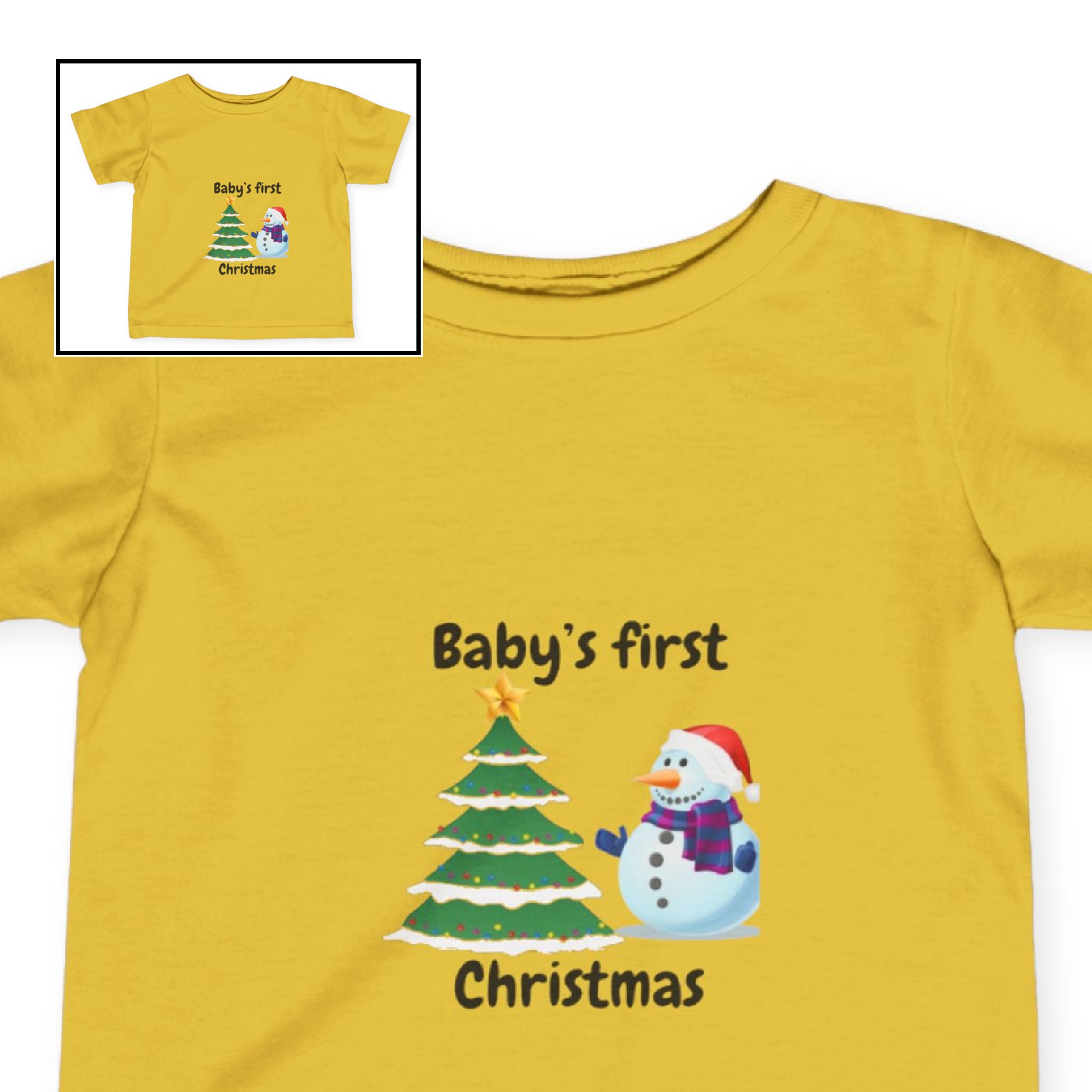 Infant Tee-"Baby's First Christmas" product thumbnail image