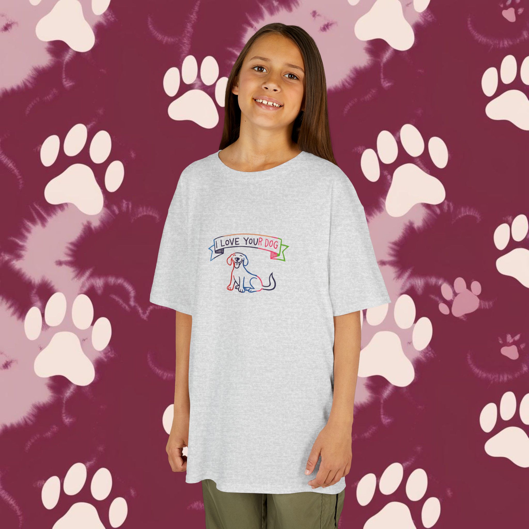 Kids Tee - I Love Your Dog
