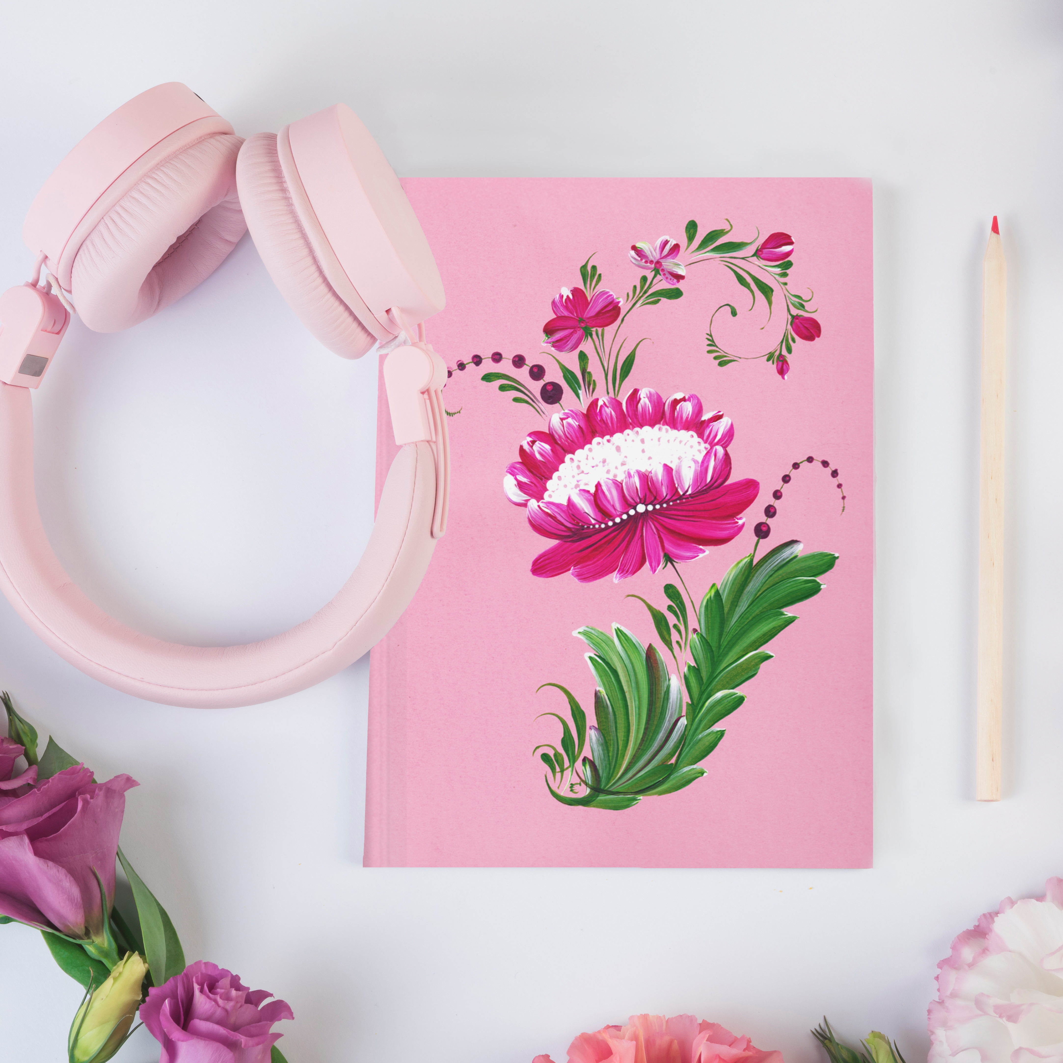 Blossom Journal – Pink Floral Notebook for Art Lovers and Writers, Hardcover Journal Matte Blossom Journal – Pink Floral Notebook for Art Lovers and Writers, Hardcover Journal Matte