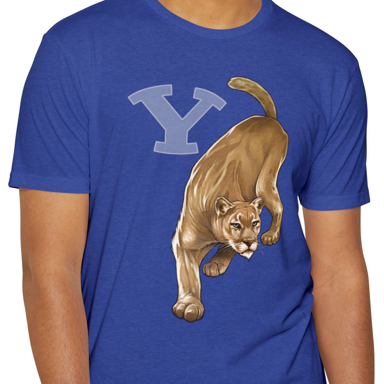 BYU Brigham Young University Cougar Unisex CVC Jersey T-shirt product thumbnail image BYU Brigham Young University Cougar Unisex CVC Jersey T-shirt product thumbnail image