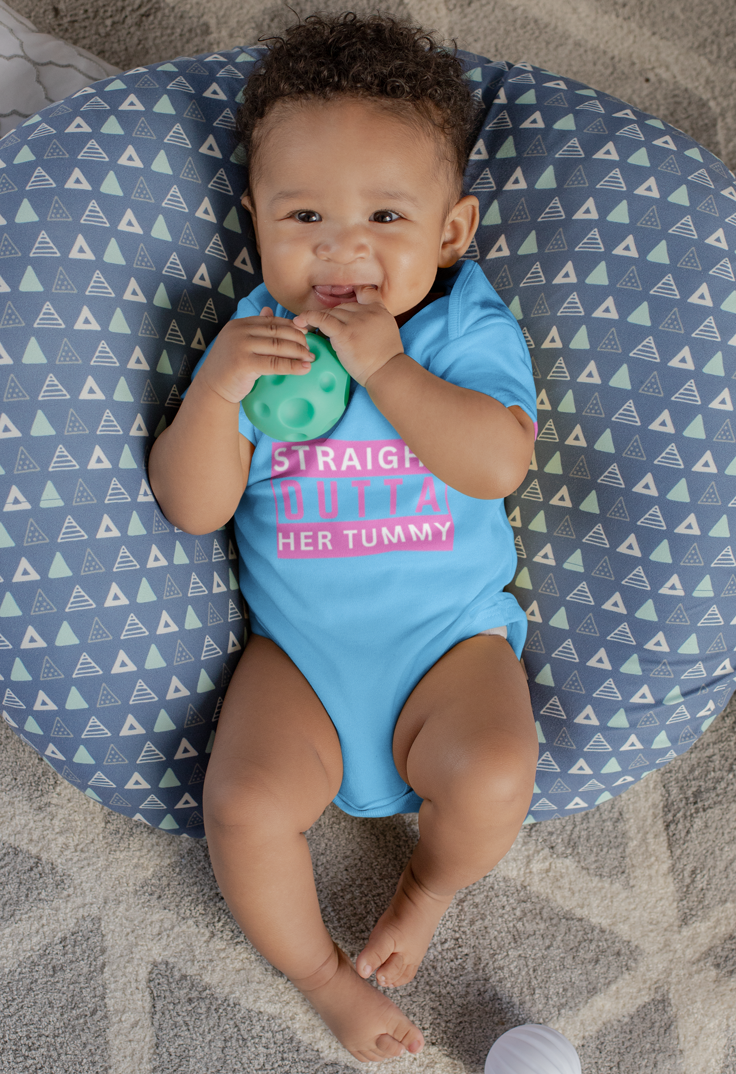 Straight Outta Her Tummy Infant Girls Fine Jersey Bodysuit, Funny Baby Onesies, Cute Baby Girl Onesie from 0-24 Months, Onesies for Girls, Cute Baby Shower Gift product thumbnail image Straight Outta Her Tummy Infant Girls Fine Jersey Bodysuit, Funny Baby Onesies, Cute Baby Girl Onesie from 0-24 Months, Onesies for Girls, Cute Baby Shower Gift product thumbnail image