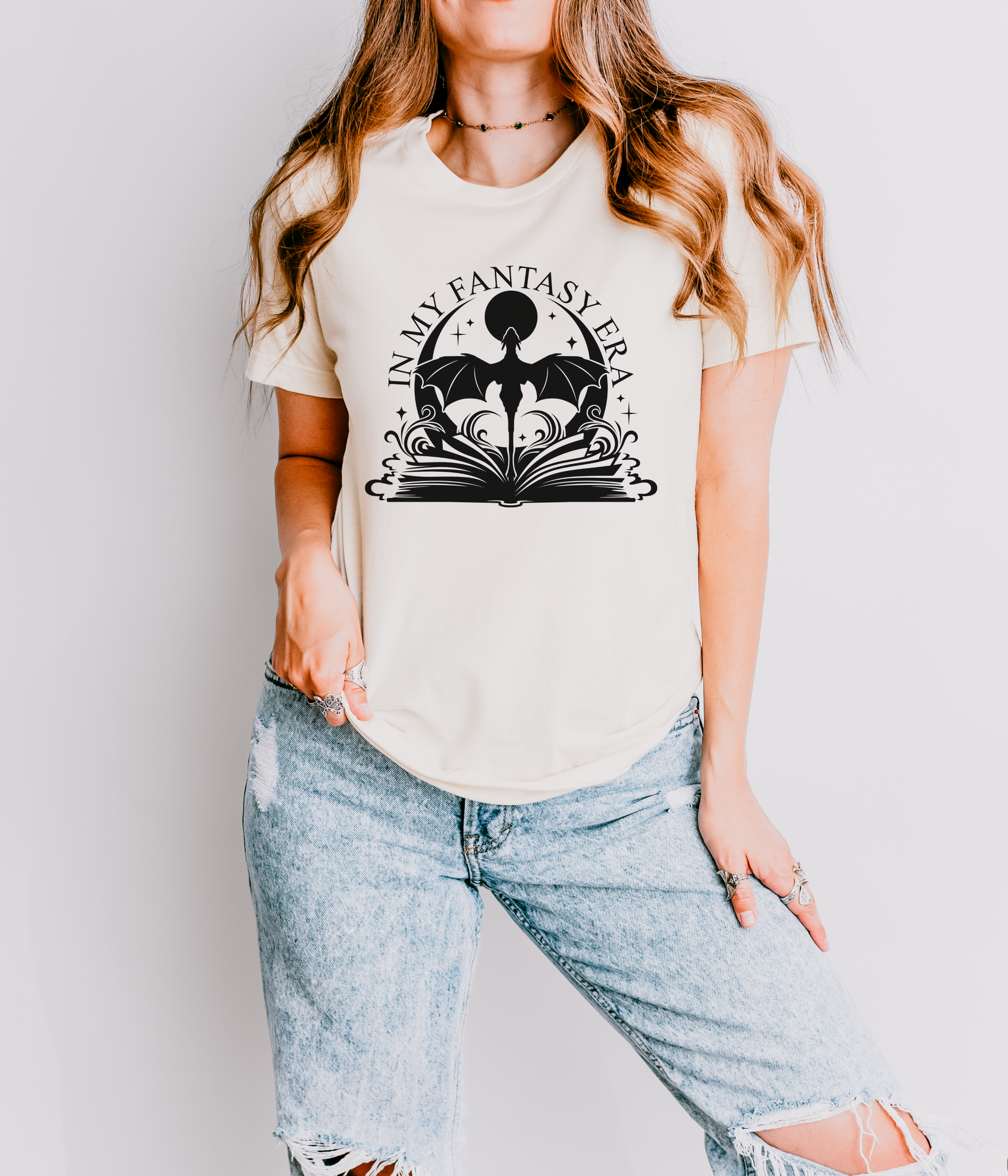 Dragon Shirt, Fantasy Era Unisex Tee product thumbnail image Dragon Shirt, Fantasy Era Unisex Tee product thumbnail image