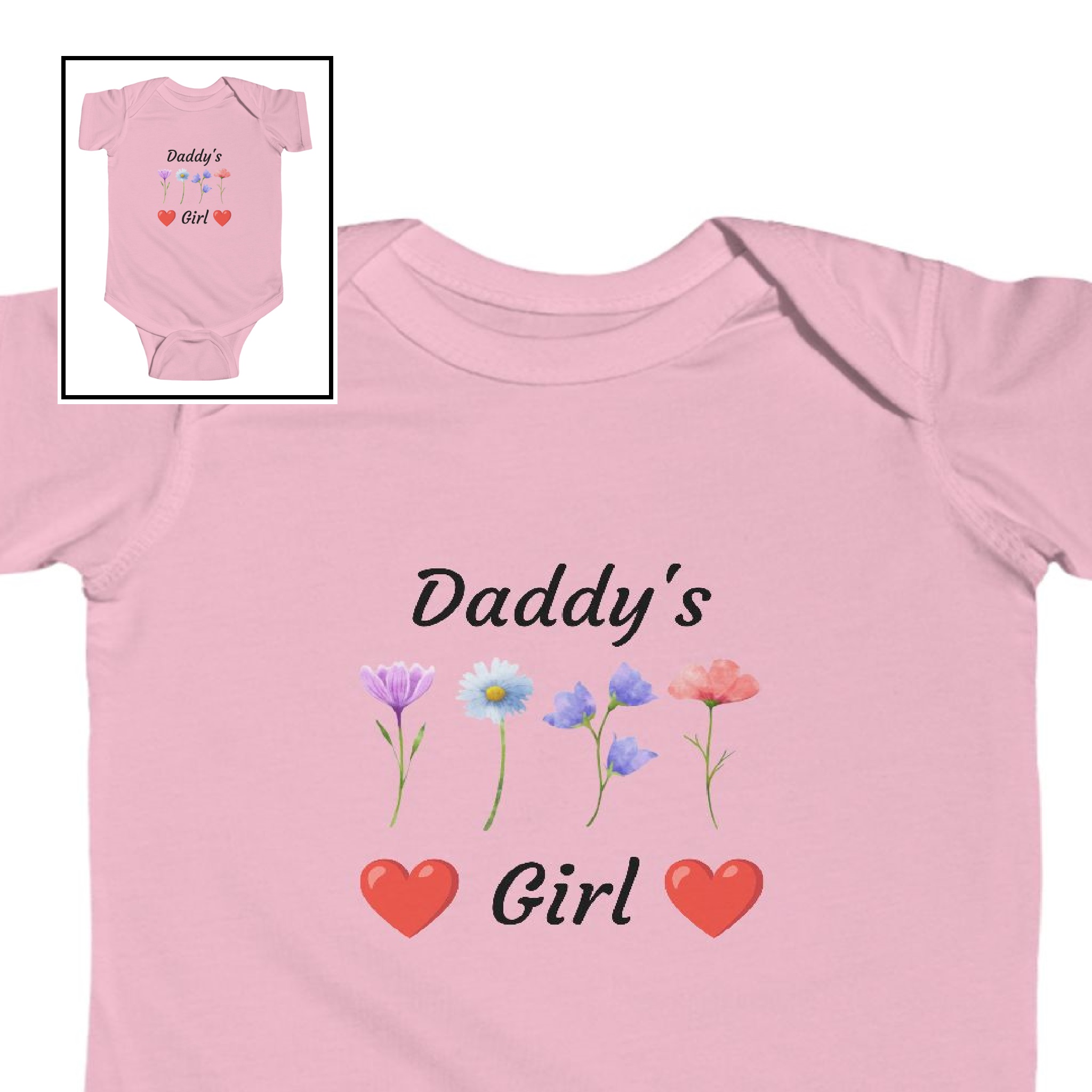 Infant Bodysuit-“Daddy's Girl” product thumbnail image