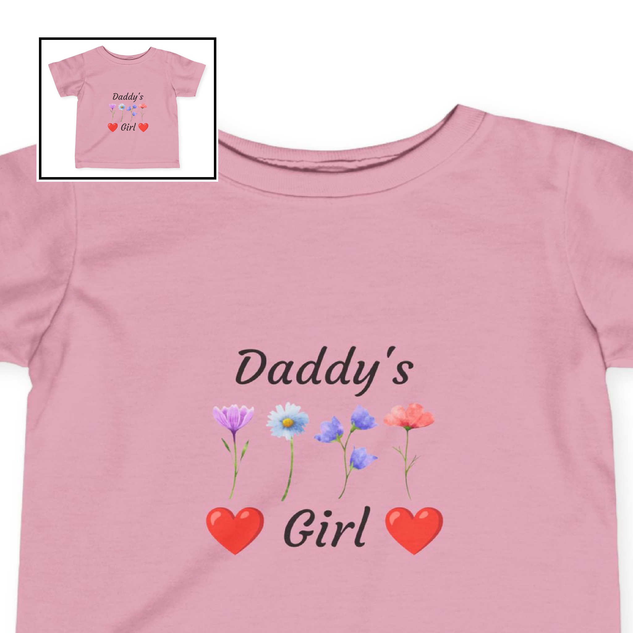 Infant Tee-“Daddy's Girl" product thumbnail image Infant Tee-“Daddy's Girl" product thumbnail image