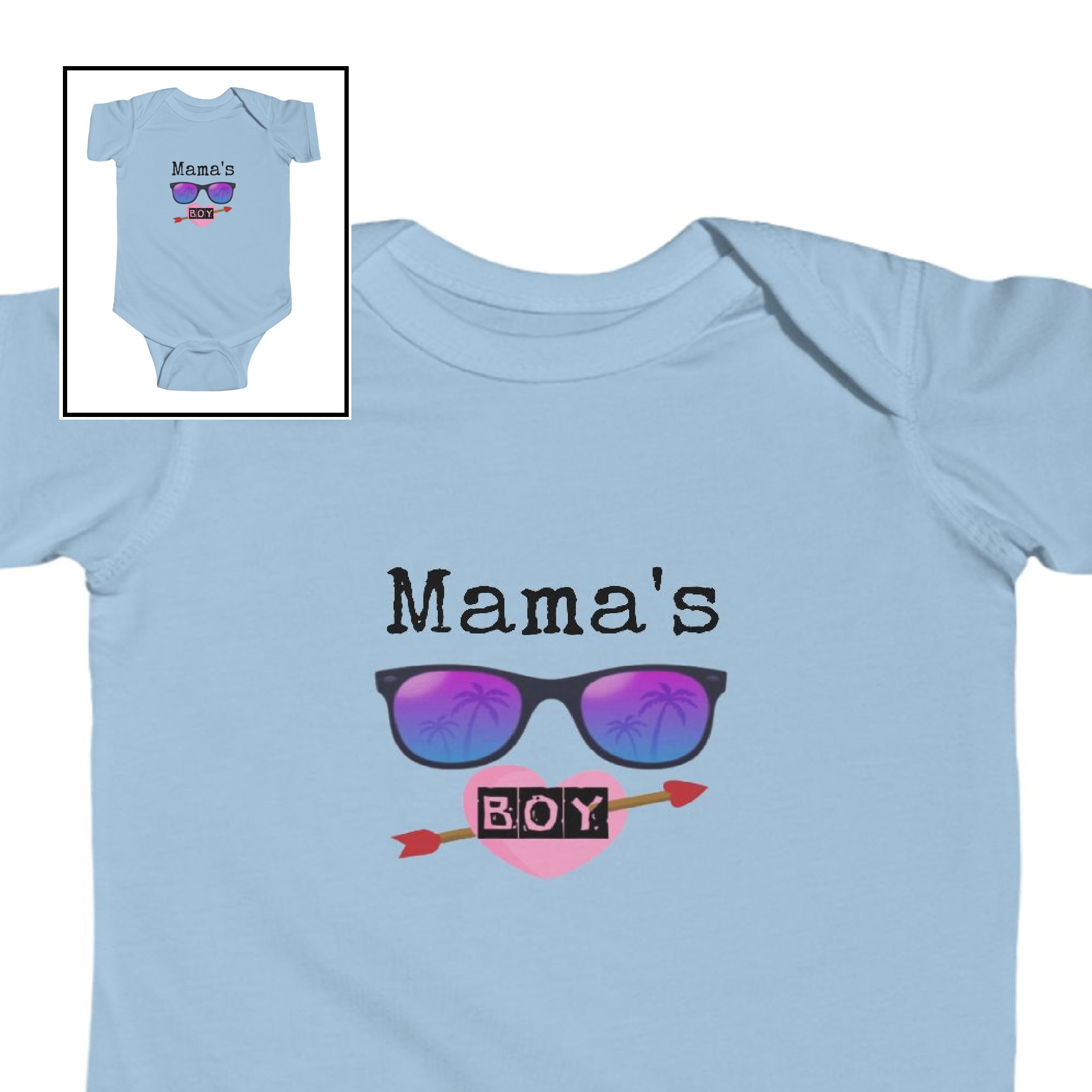 Infant Bodysuit-“Mama's Boy” Infant Bodysuit-“Mama's Boy”