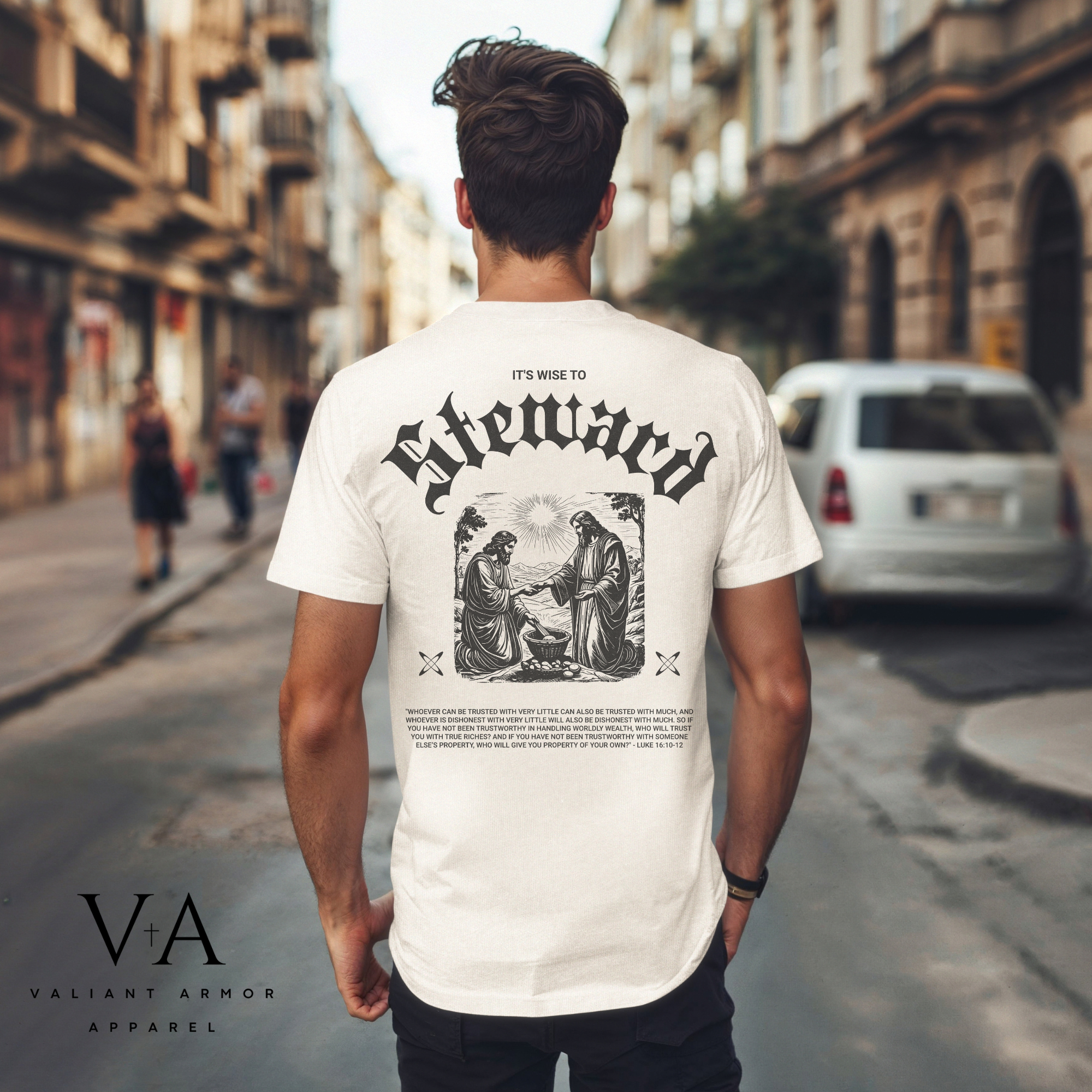 It's Wise To Be A Steward - Men's Comfort Colors Graphic Tee It's Wise To Be A Steward - Men's Comfort Colors Graphic Tee