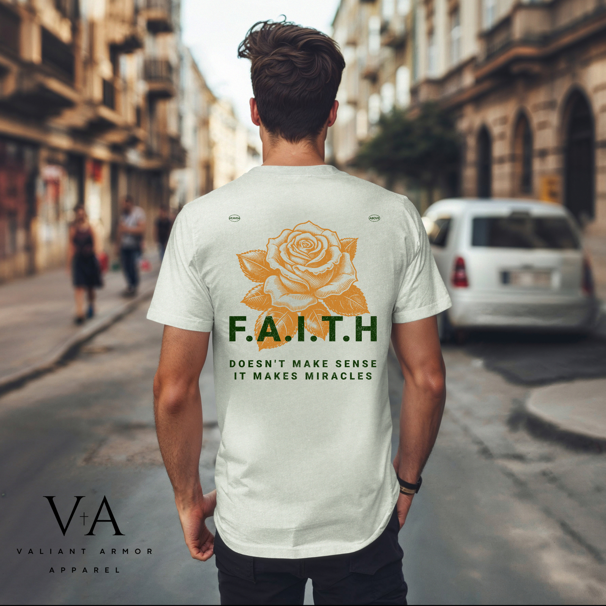 Faith Doesn't Make Sense It Makes Miracles - Men's Comfort Colors Graphic Tee Faith Doesn't Make Sense It Makes Miracles - Men's Comfort Colors Graphic Tee