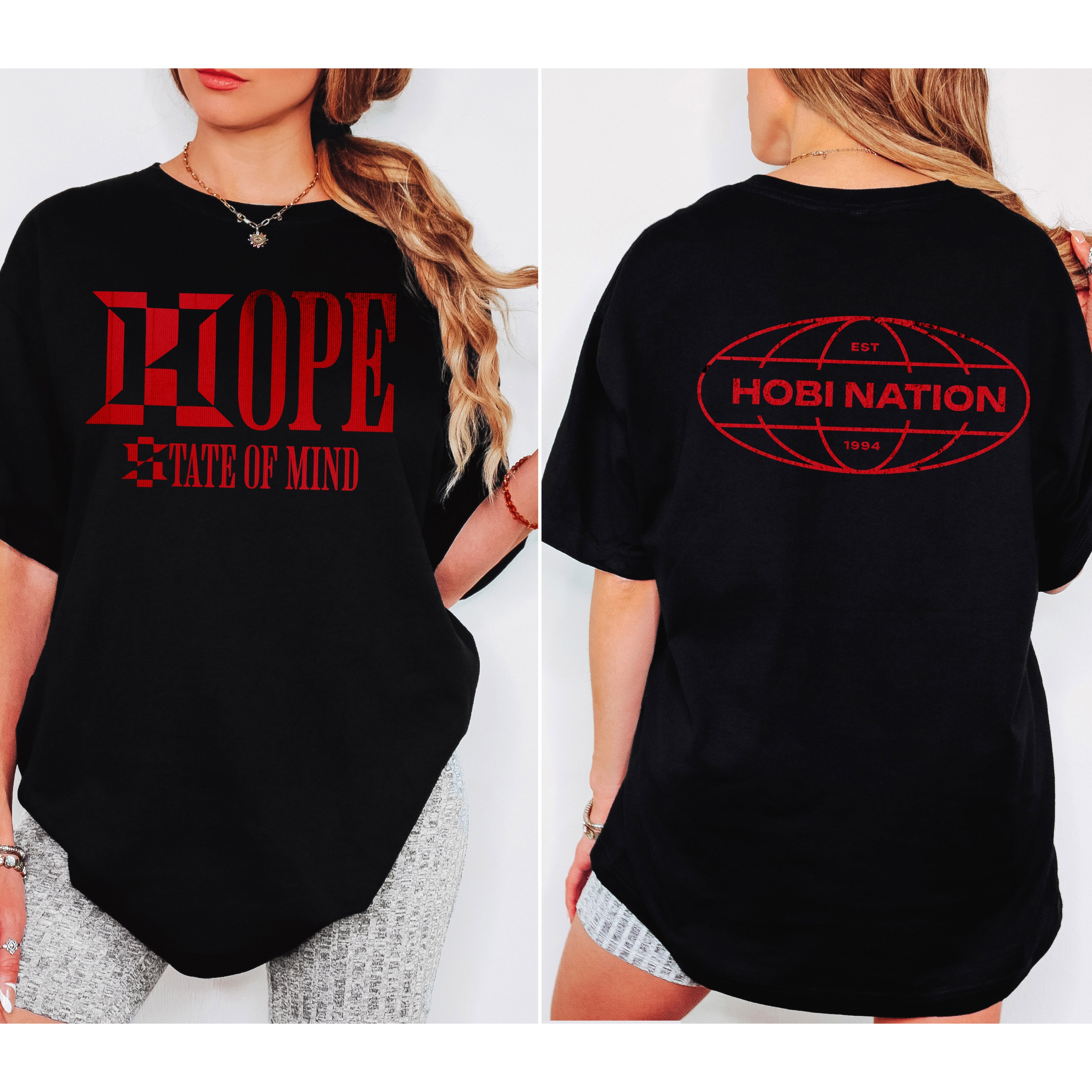 HOBI Solo Tour Unisex Shirt with Front and Back Print, Designed for Army by Army